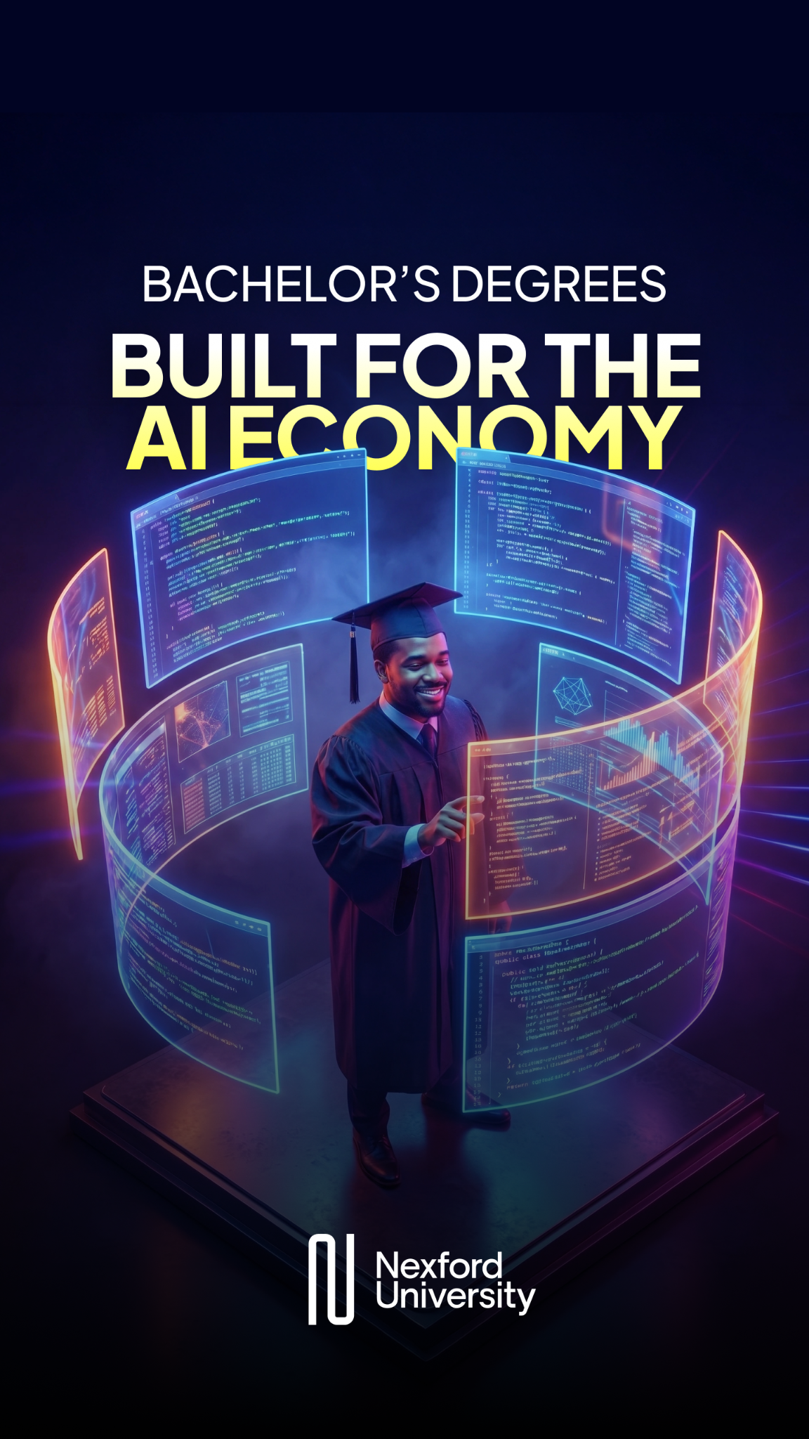 Nexford University Facebook ad