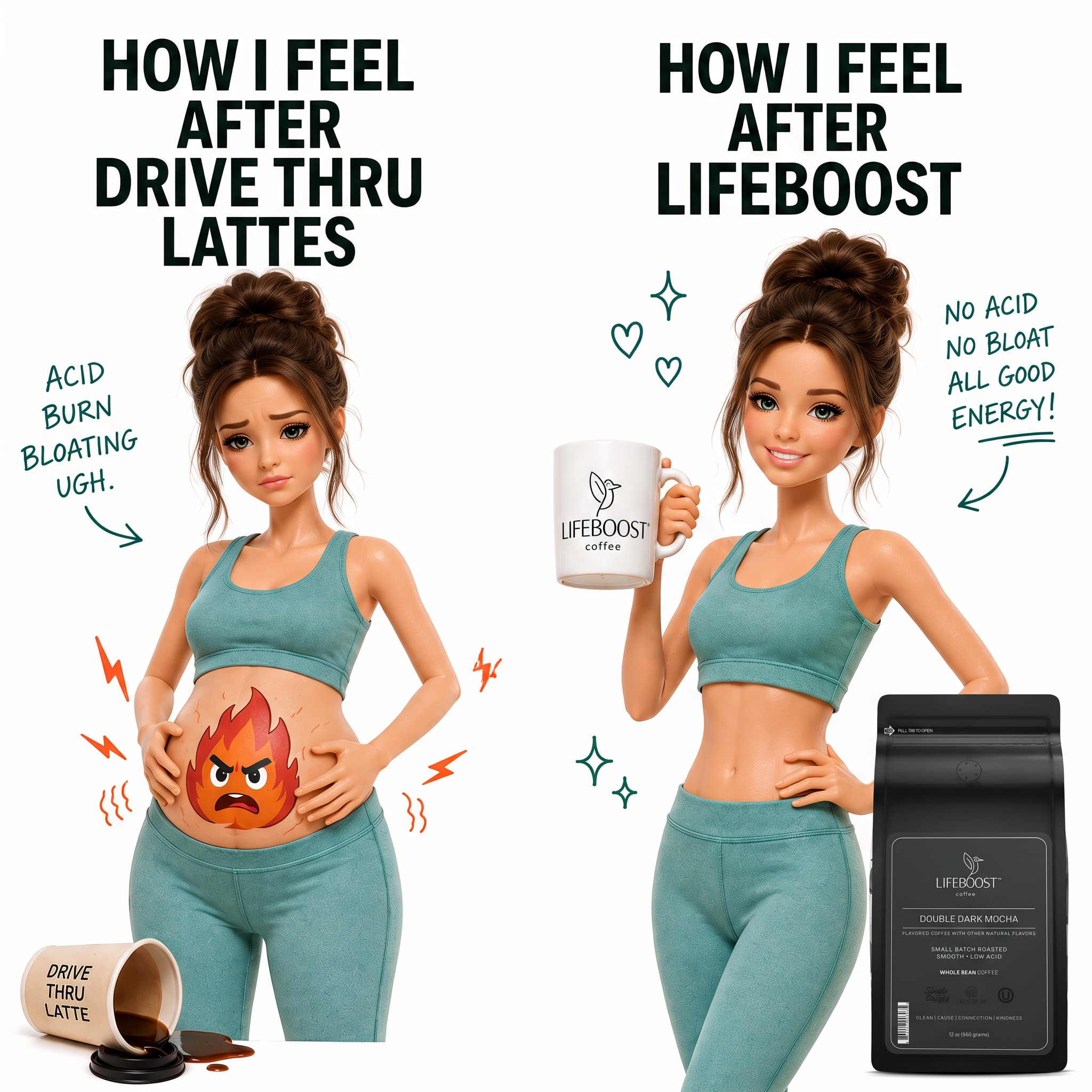 Lifeboost Coffee Facebook ad