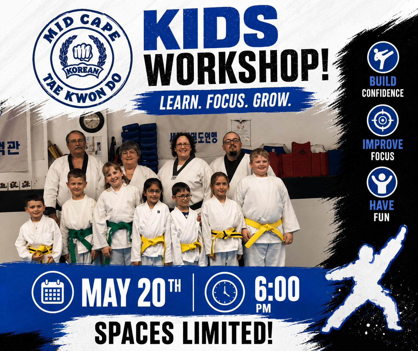 Free Martial Arts Class Facebook ad