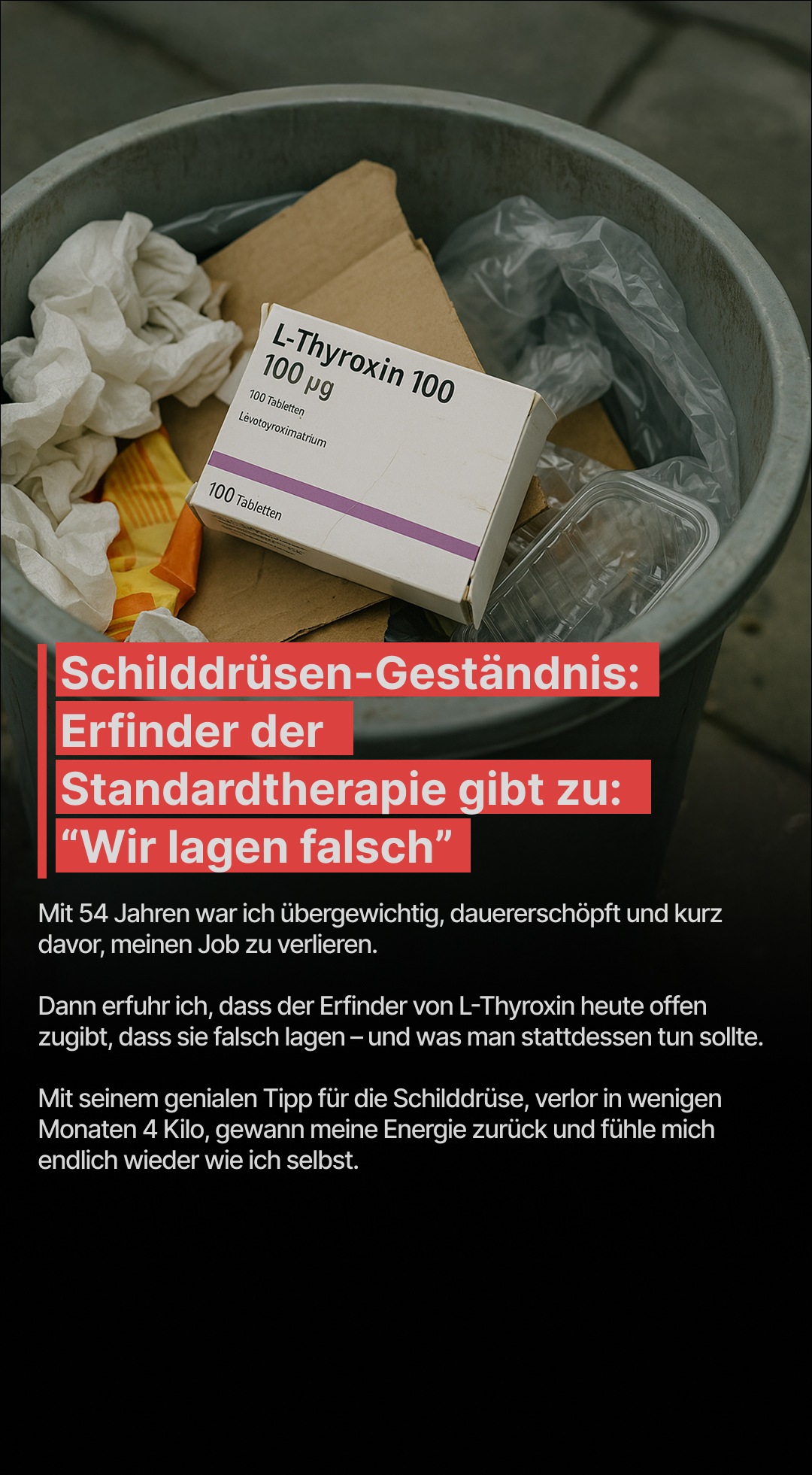 Mission Schilddrüse Facebook ad