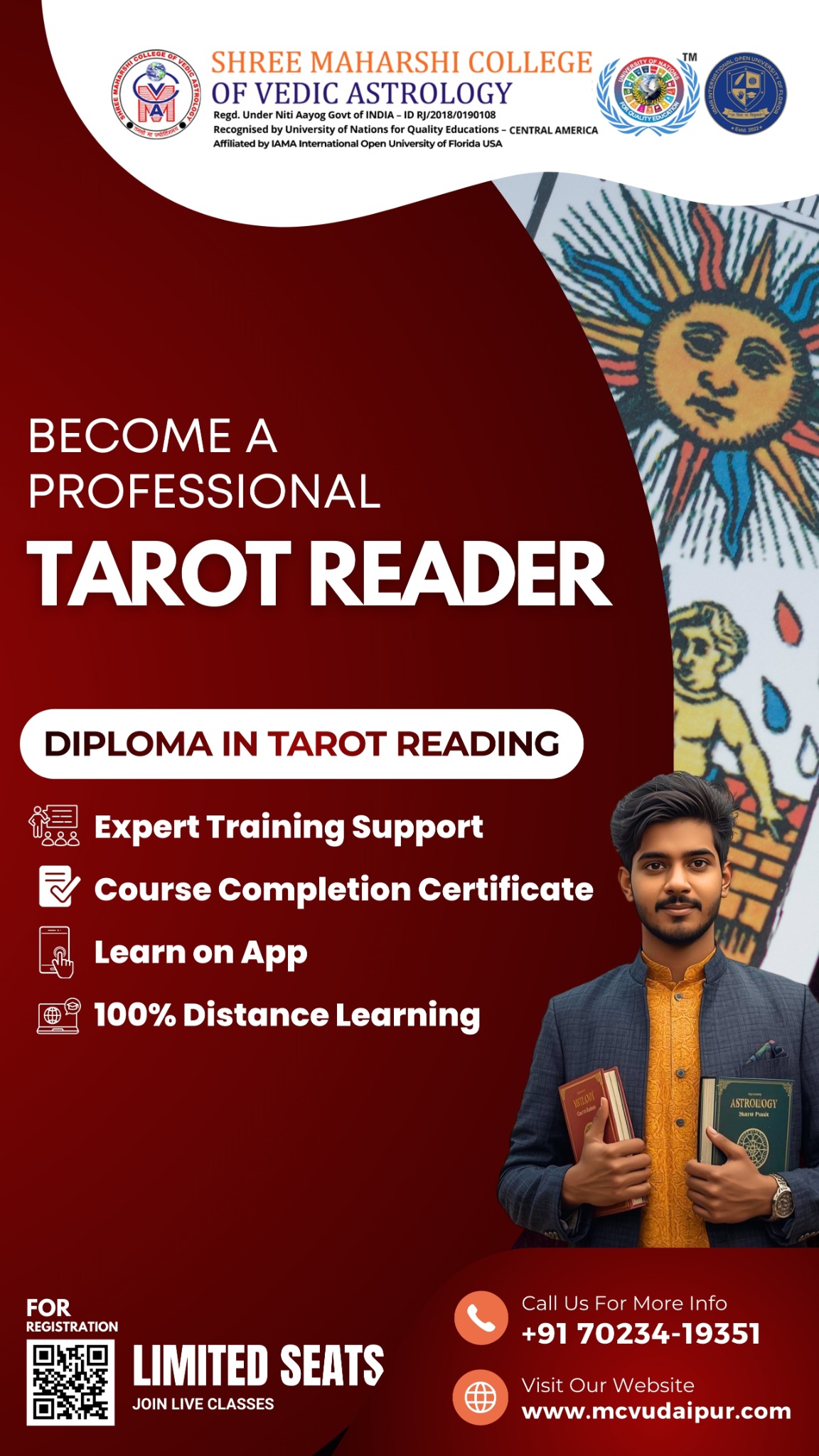 Shree Maharshi College Of Vedic Astrology Facebook ad