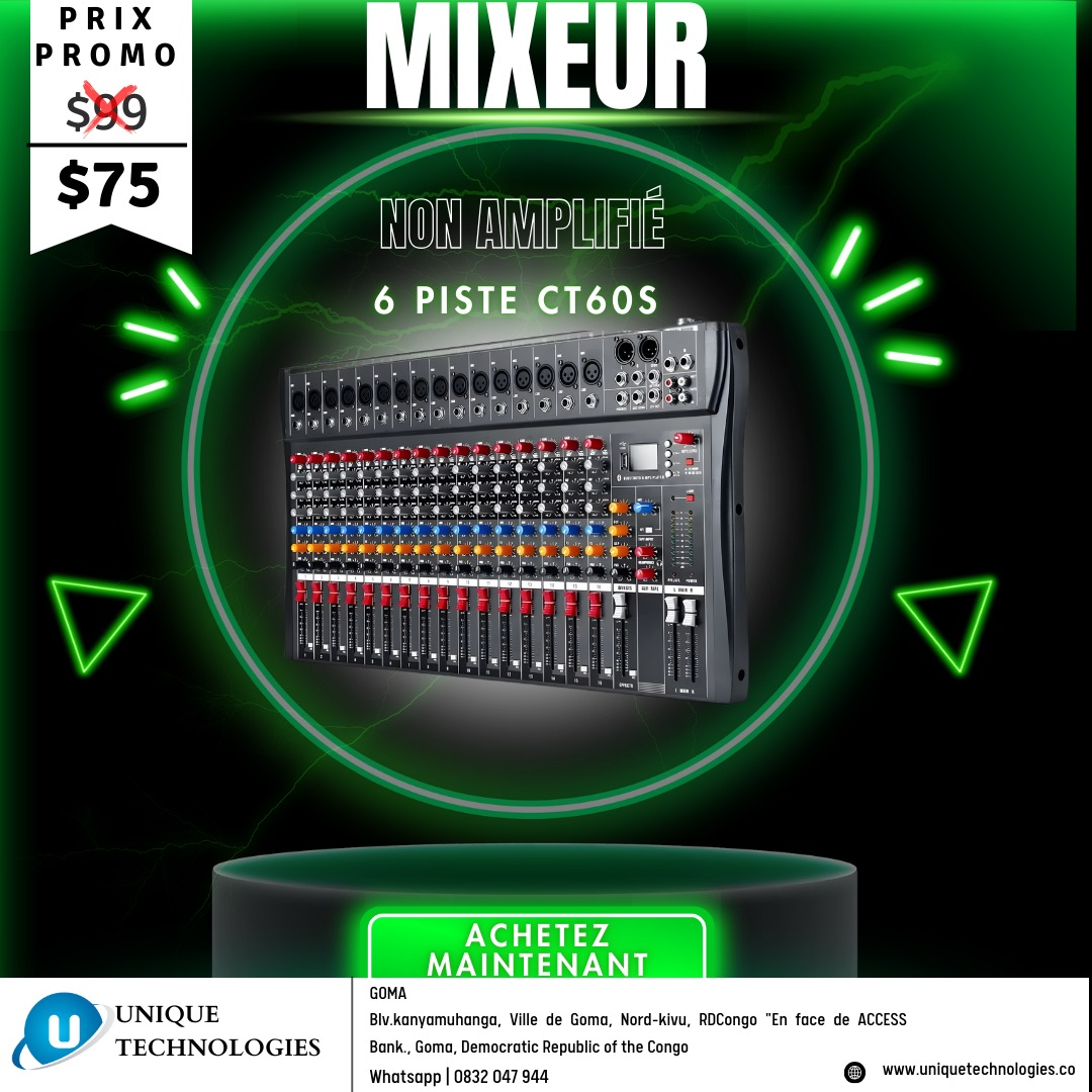 Unique Technologies Goma Facebook ad: GRANDE PROMO!