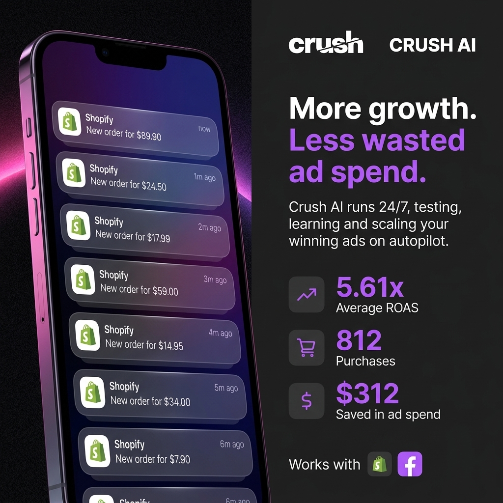 trycrush.ai Facebook ad