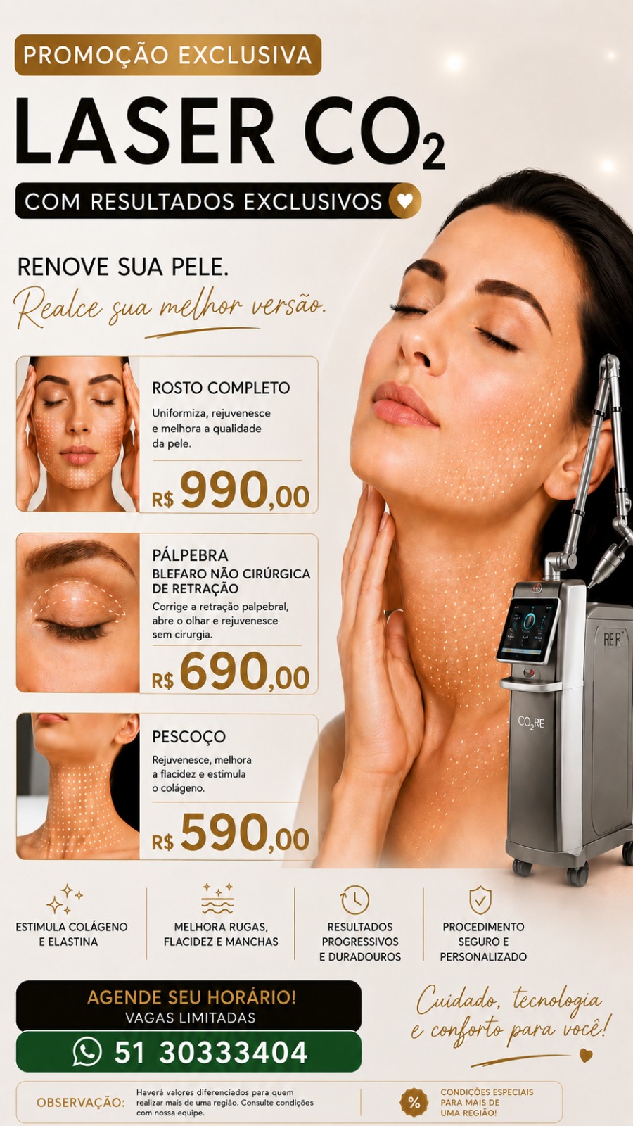Ikebana Estética Spa Facebook ad: Blefaro sem Cortes - Laser CO2 - Agenda Aberta!