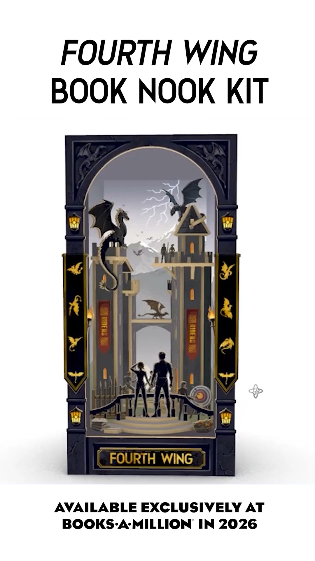 Books-A-Million Facebook ad: Fourth Wing Book Nook Kit
