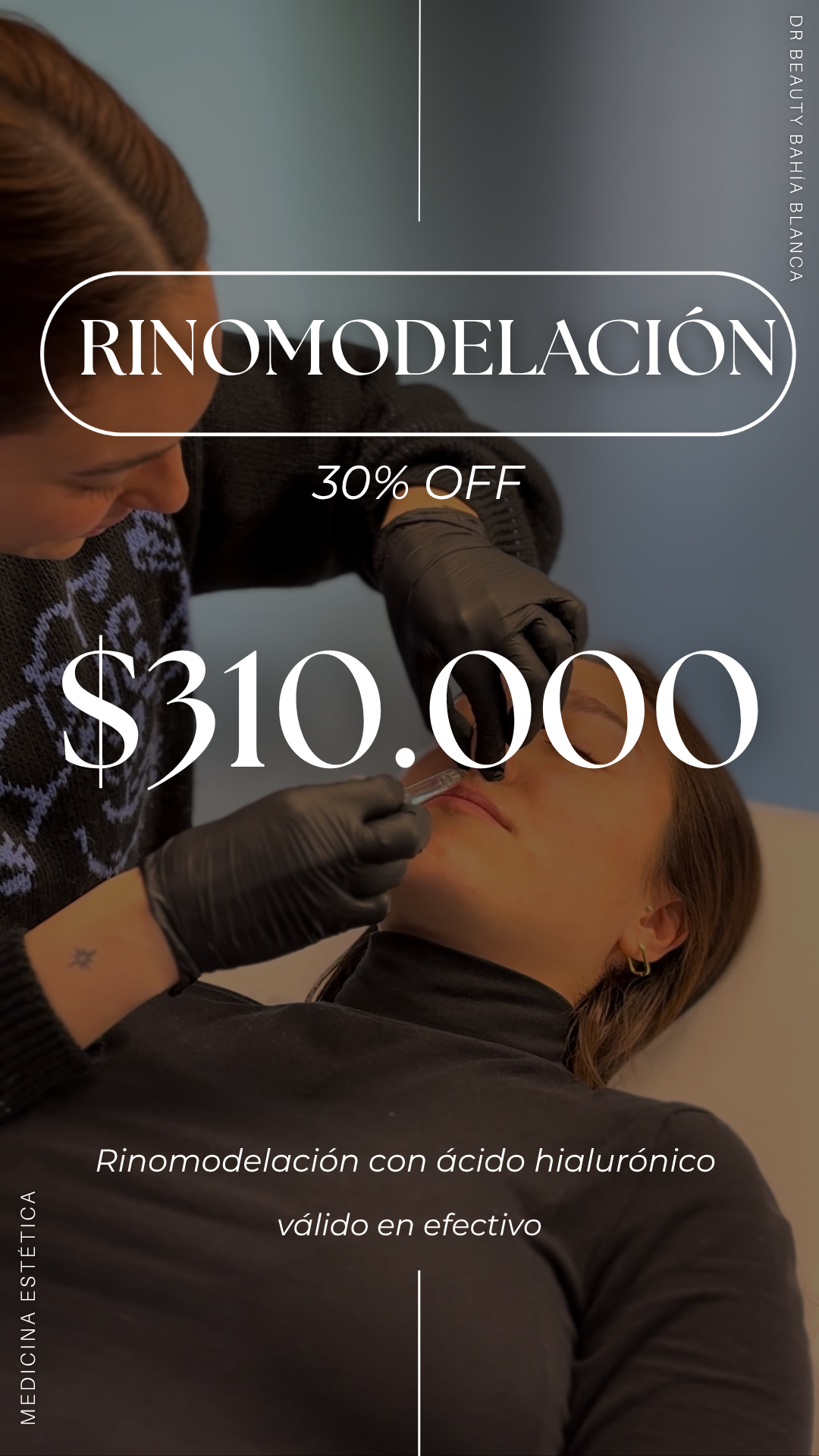 Dr Beauty Bahia Blanca Facebook ad from Apr 1, 2026