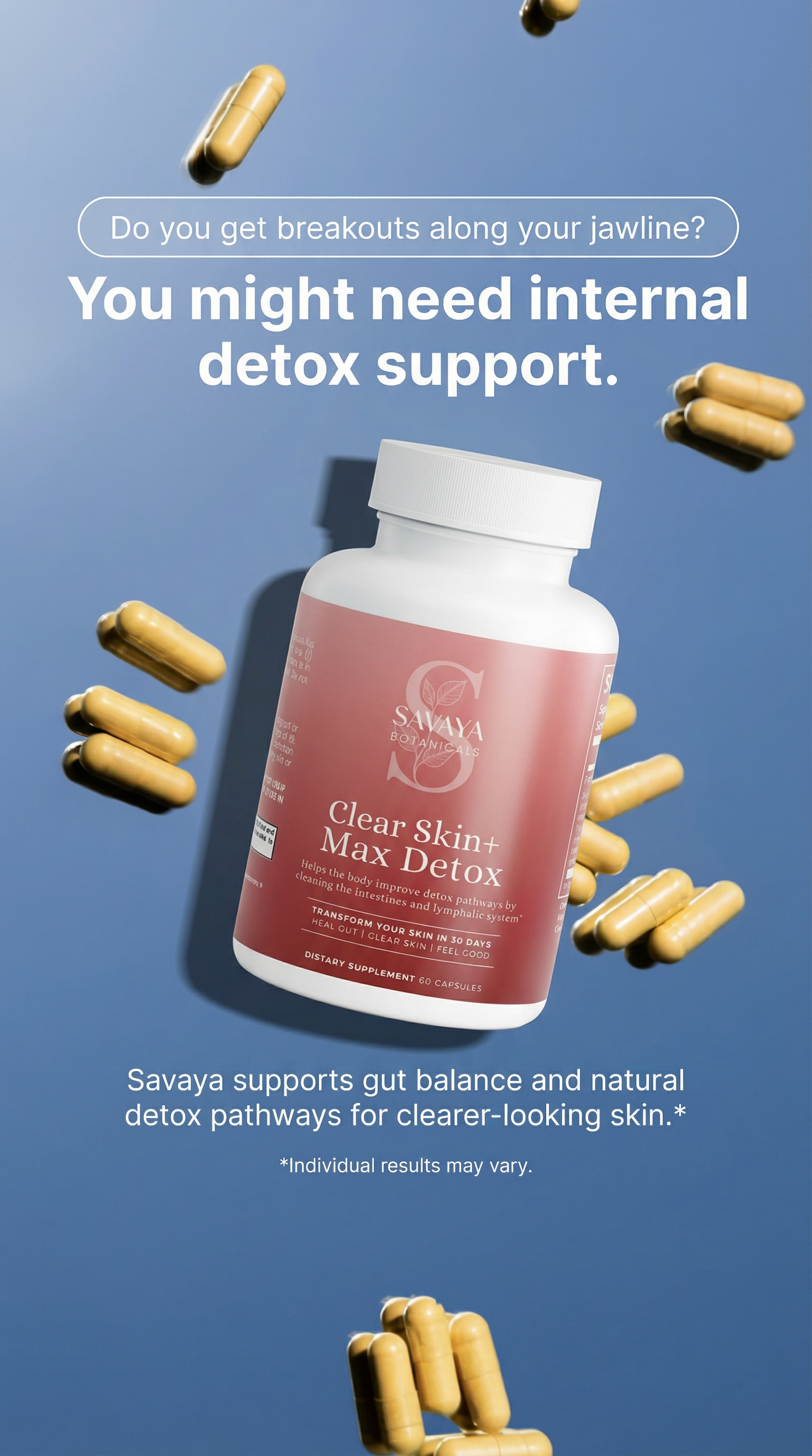 Savaya Botanicals Facebook ad