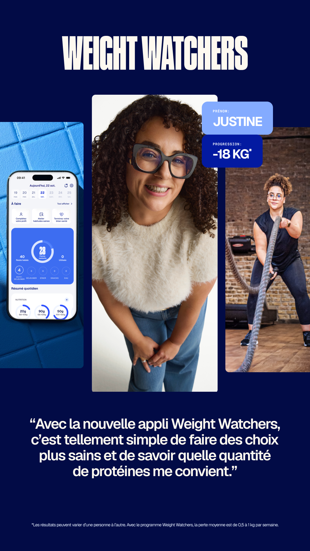 WeightWatchers Facebook ad
