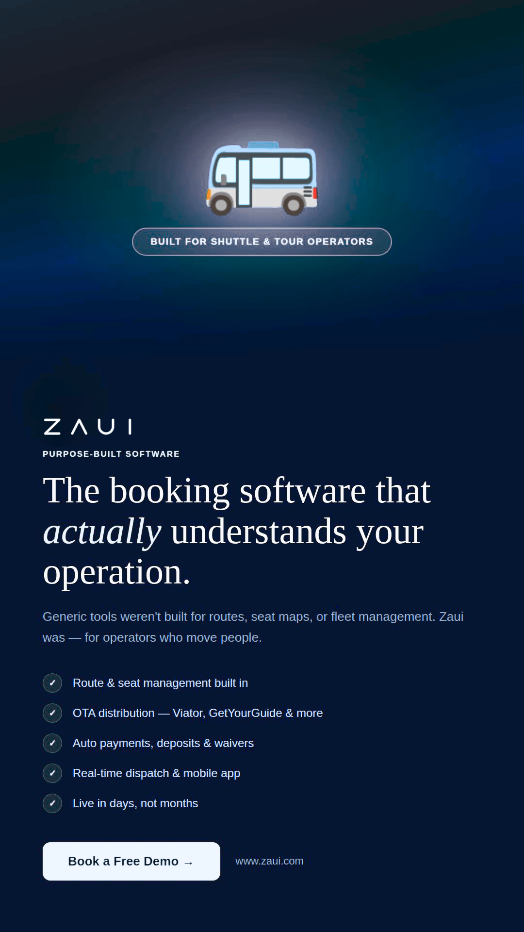 Zaui Software Facebook ad