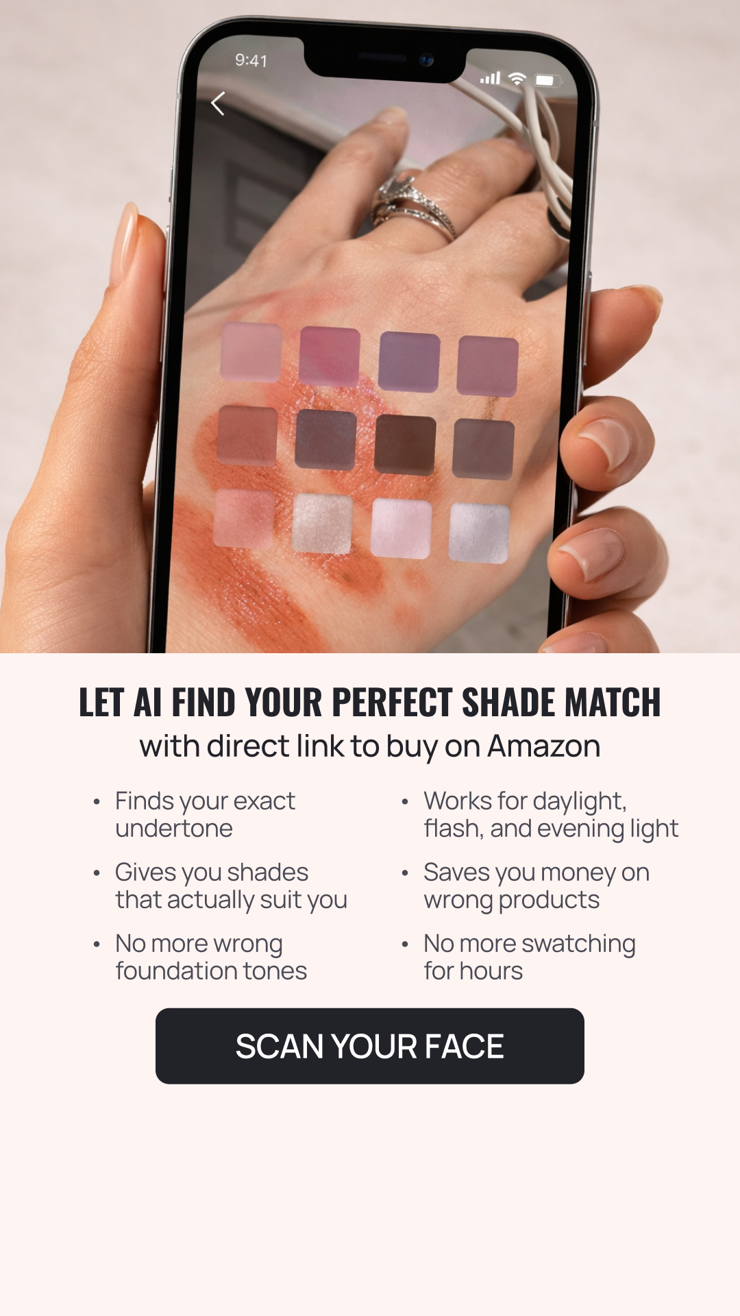 Beauty Transformation Program Facebook ad
