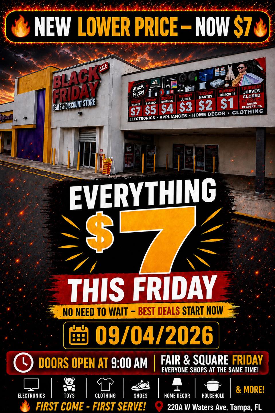 Black Friday Deals Tampa Facebook ad: TAMPA, FRIDAY IS ALMOST HERE!