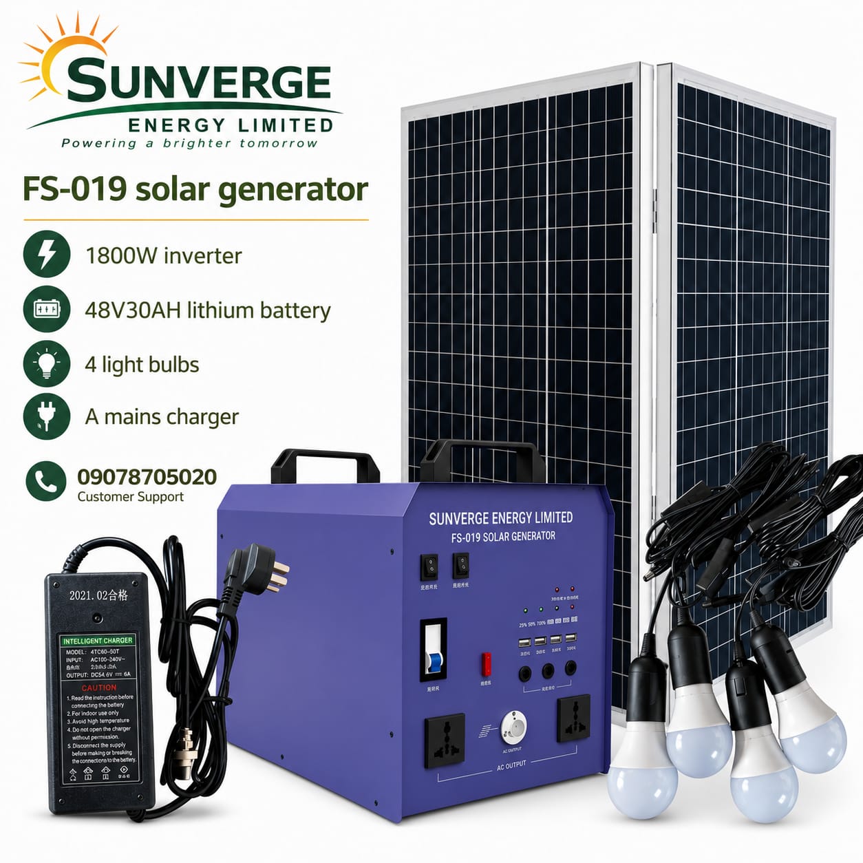 Sunverge Energy limited Facebook ad: Never Sleep in Darkness Again-Power Your Home with Clean…