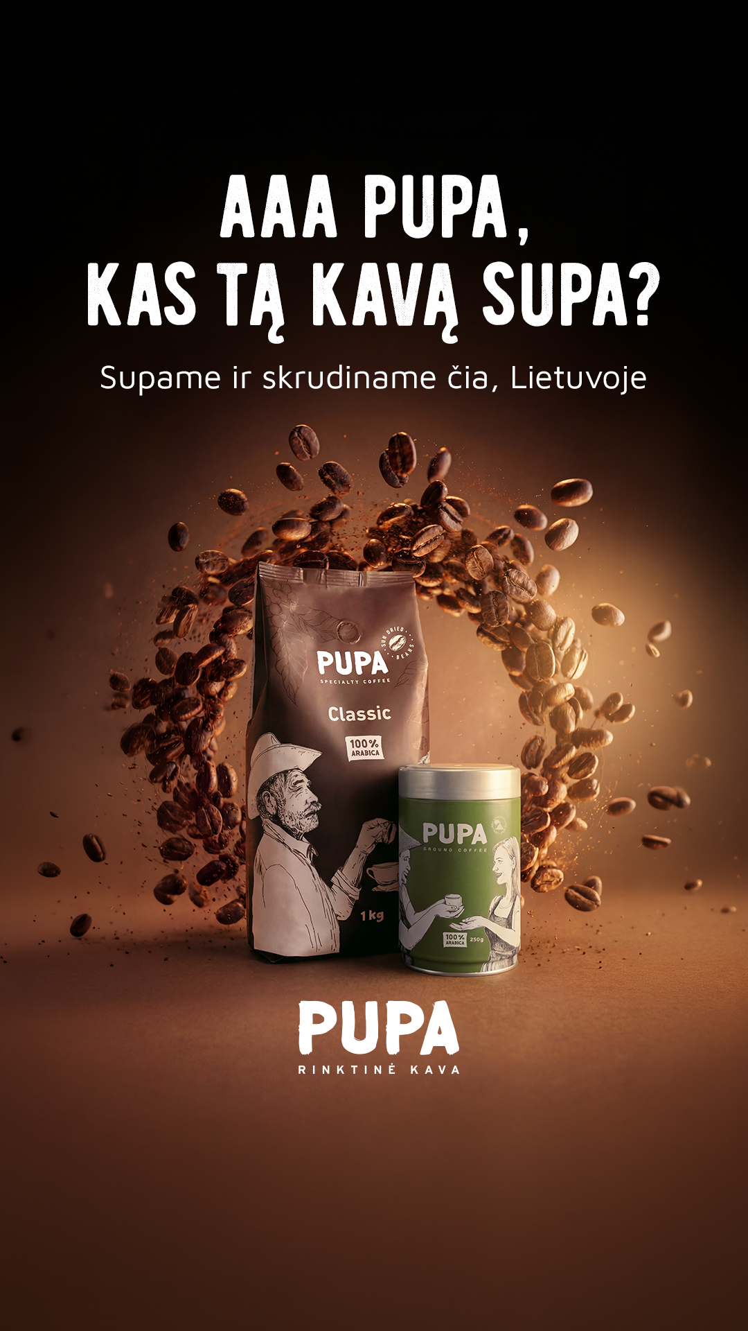 Kava „Pupa“ Facebook ad