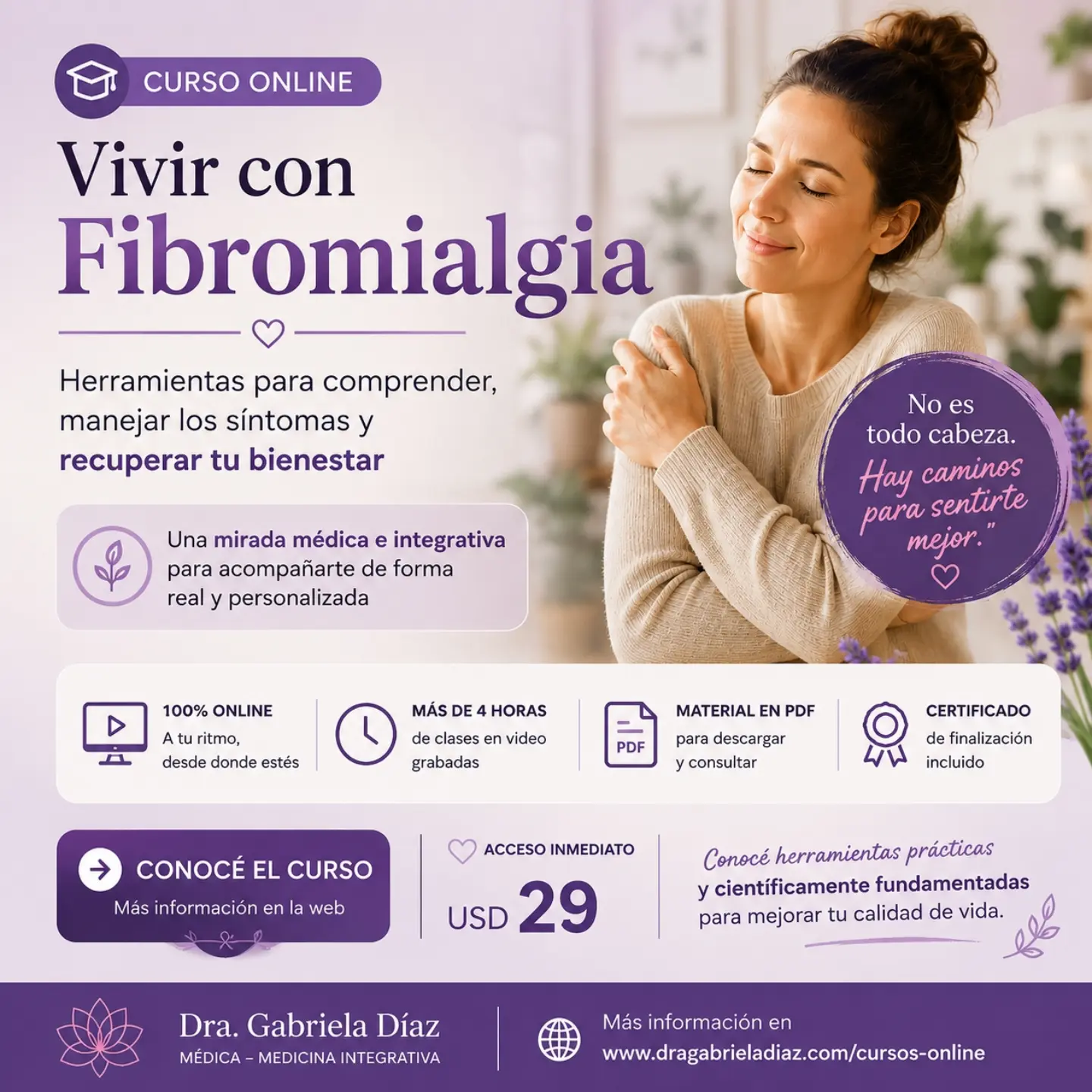 Dra Gabriela Diaz Facebook ad: Cursos Online de Medicina Integrativa | Dra. Gabriela Díaz…