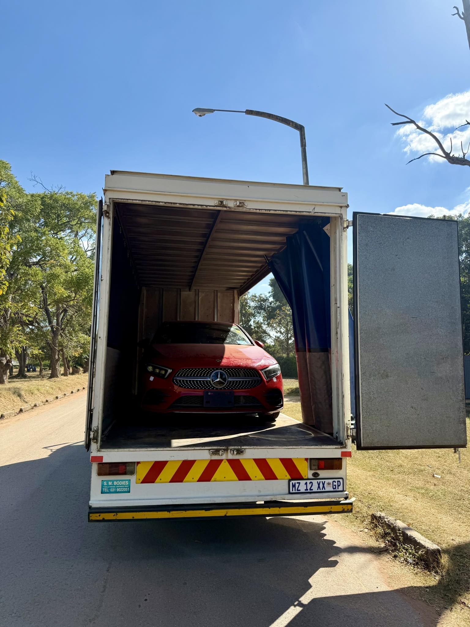 Afrii Logistics Facebook ad: Need a Vehicle Transported from Lusaka to Johannesburg?