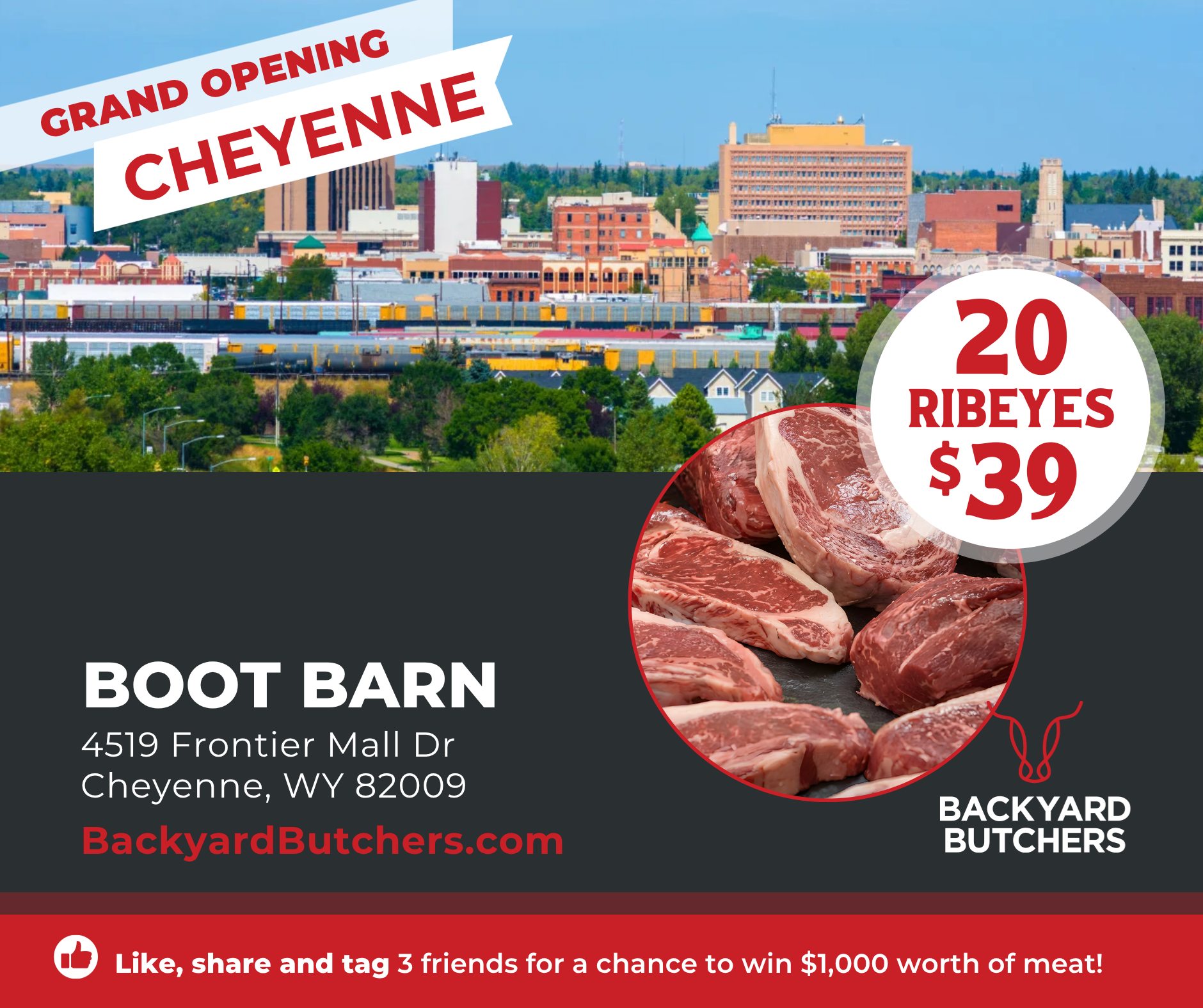 Backyard Butchers Facebook ad