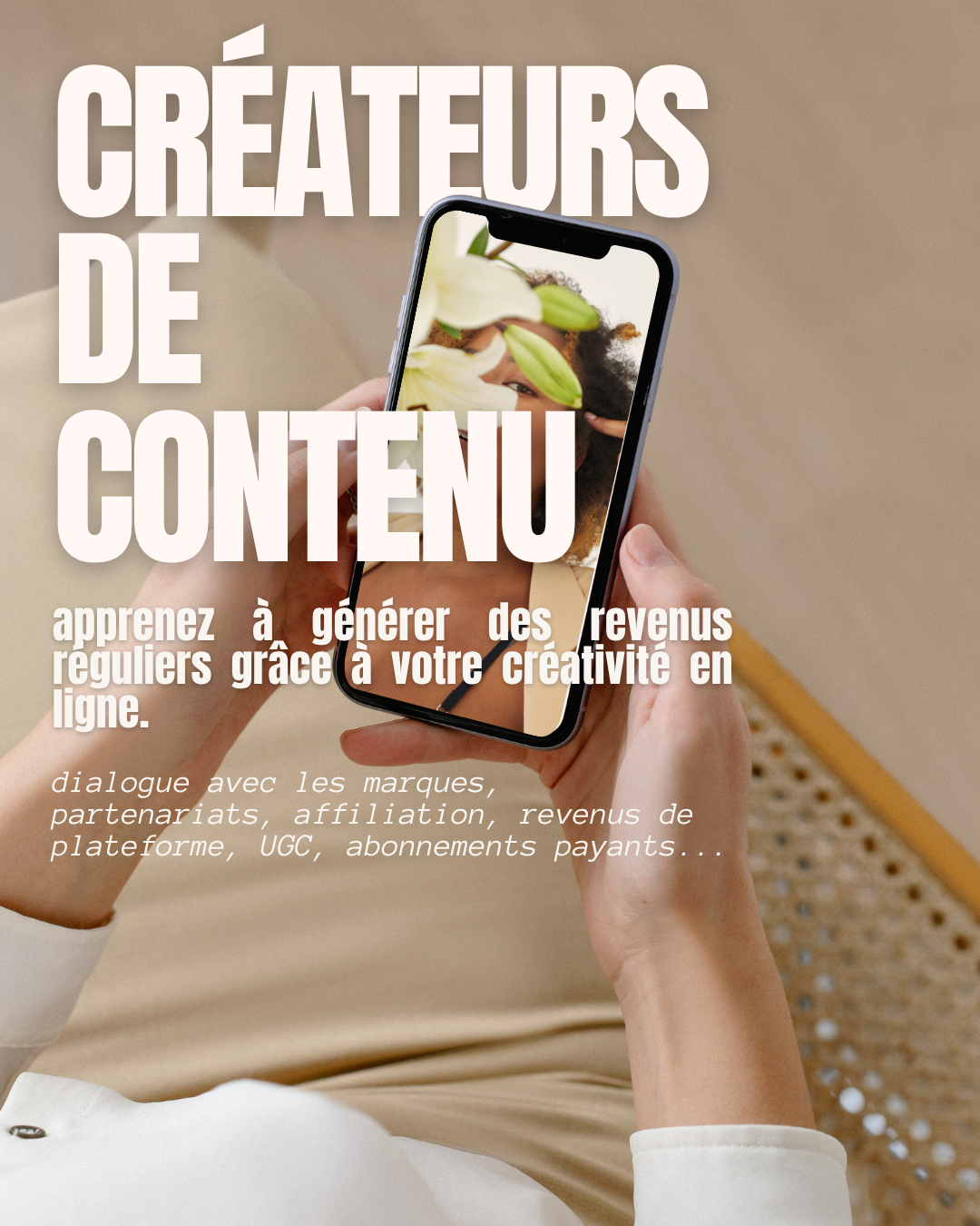 LiveMentor Facebook ad: Suivi individuel avec mentor