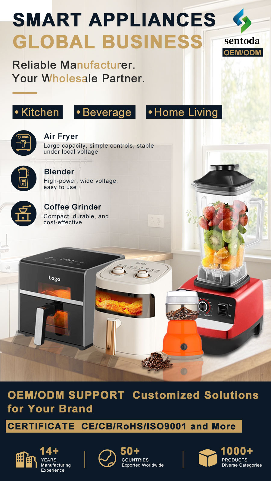 sentoda home electronics Facebook ad: Reliable Appliances Manufacturer, Your Trusted Wholesale…
