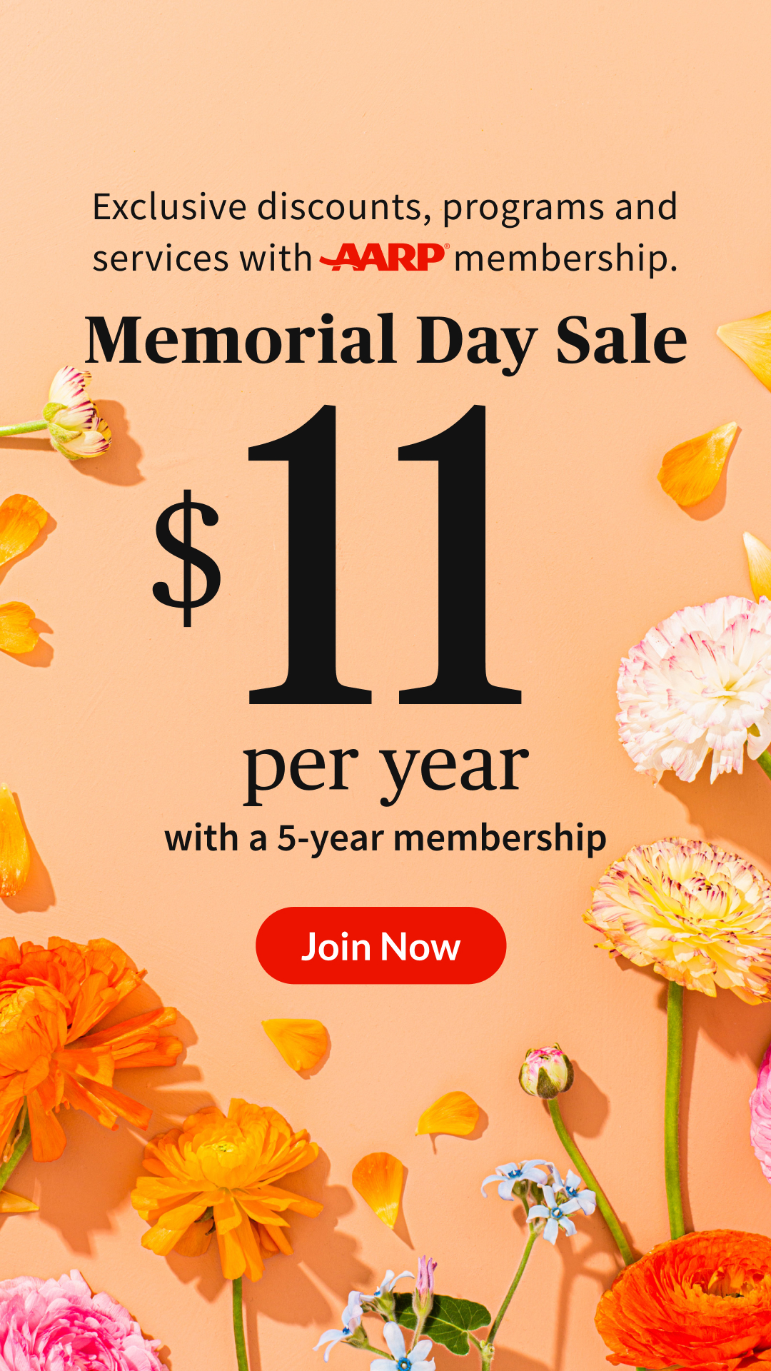 AARP Facebook ad