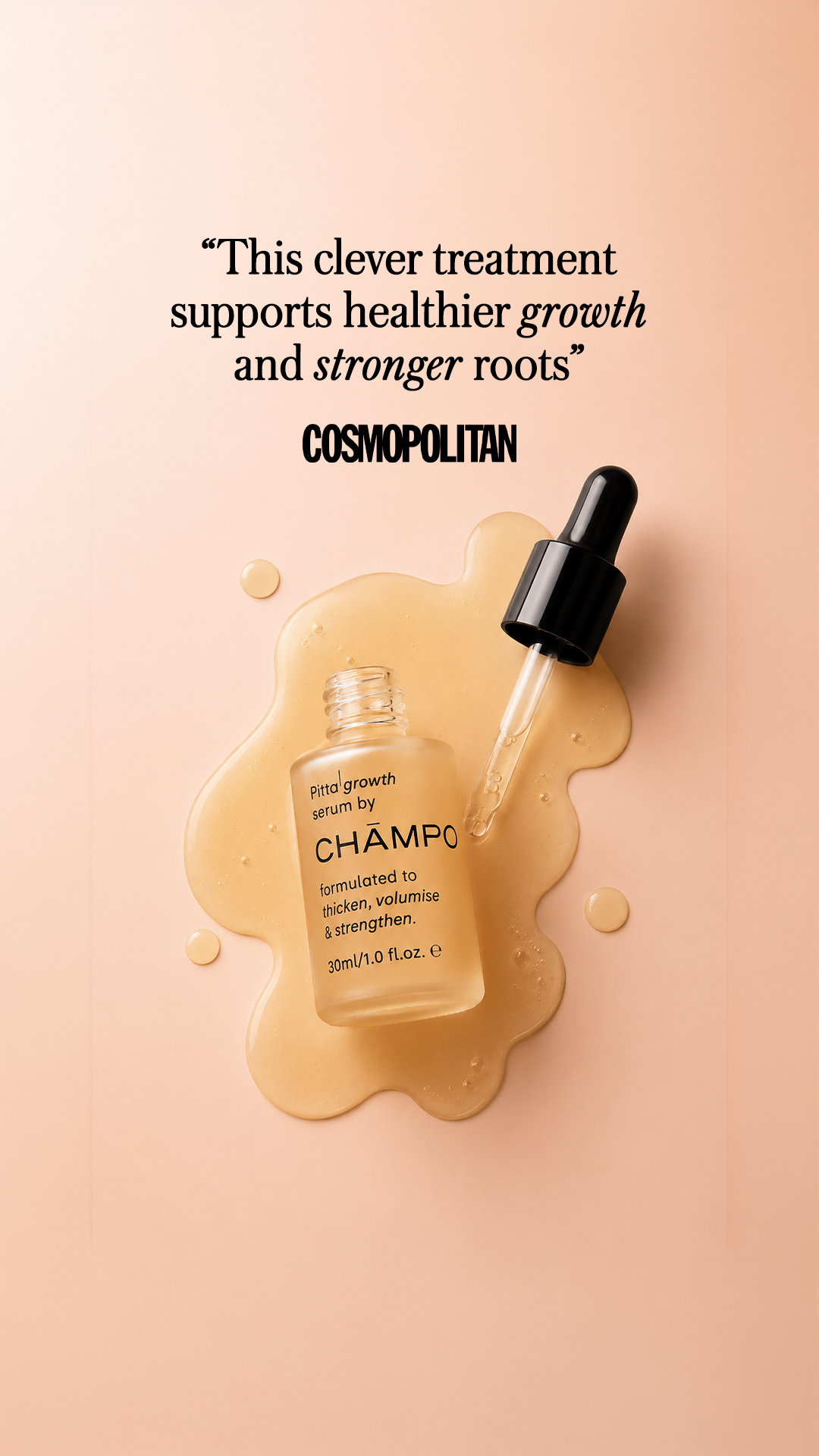 Chāmpo Haircare Facebook ad