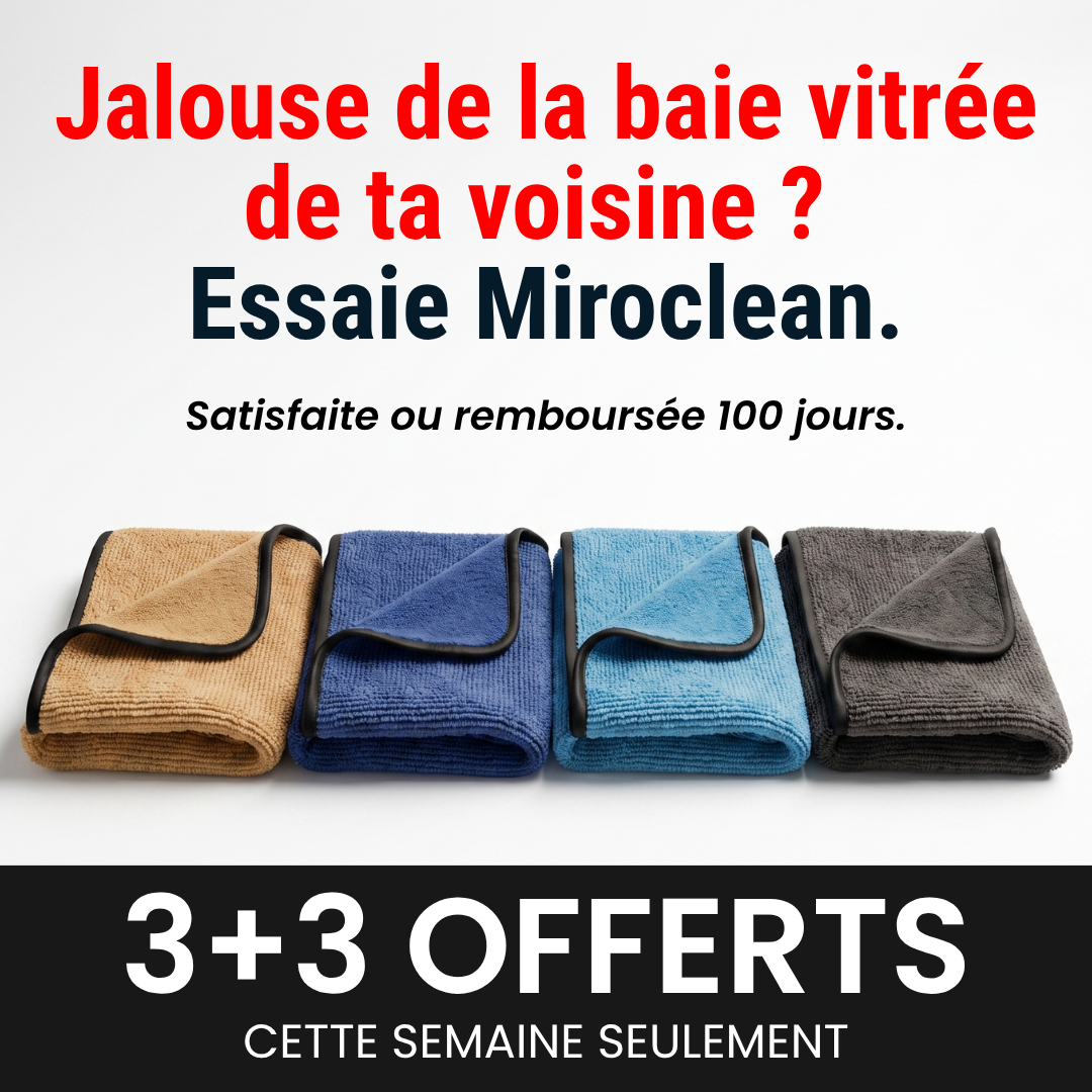MIRO France Facebook ad: 2 Chiffons achetés = 2 OFFERTS!
