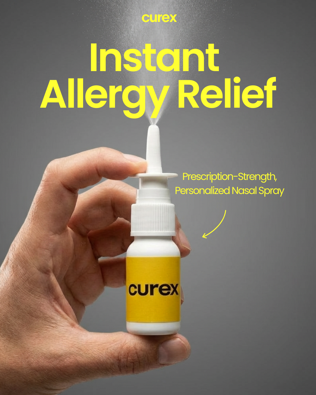 Curex Allergy Facebook ad