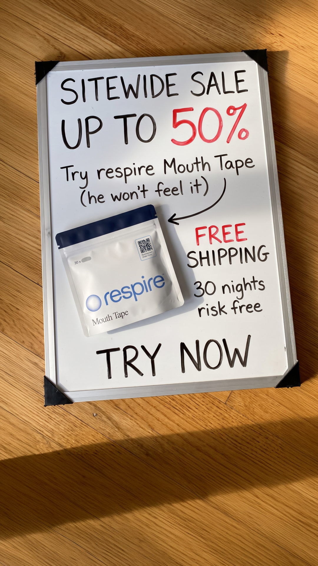 Try Respire Facebook ad