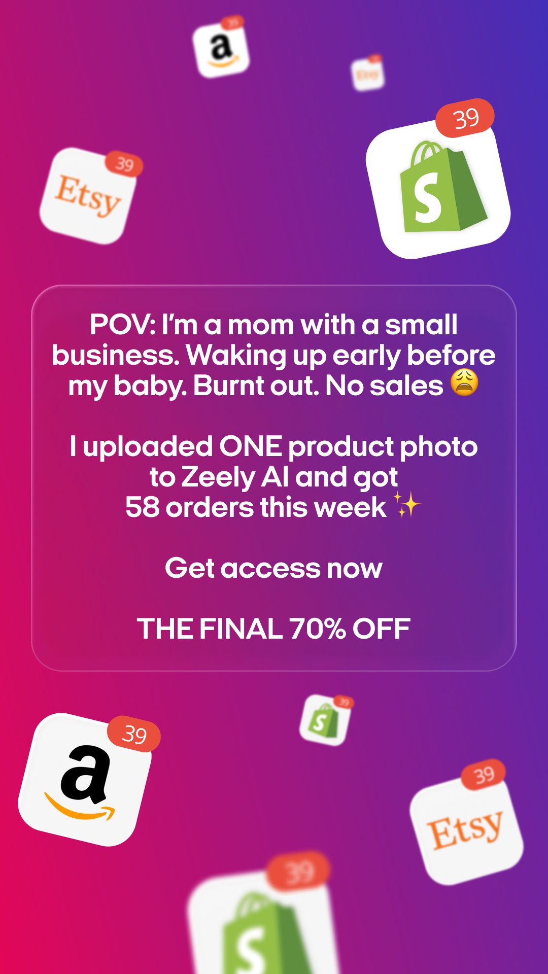 Zeely Facebook ad