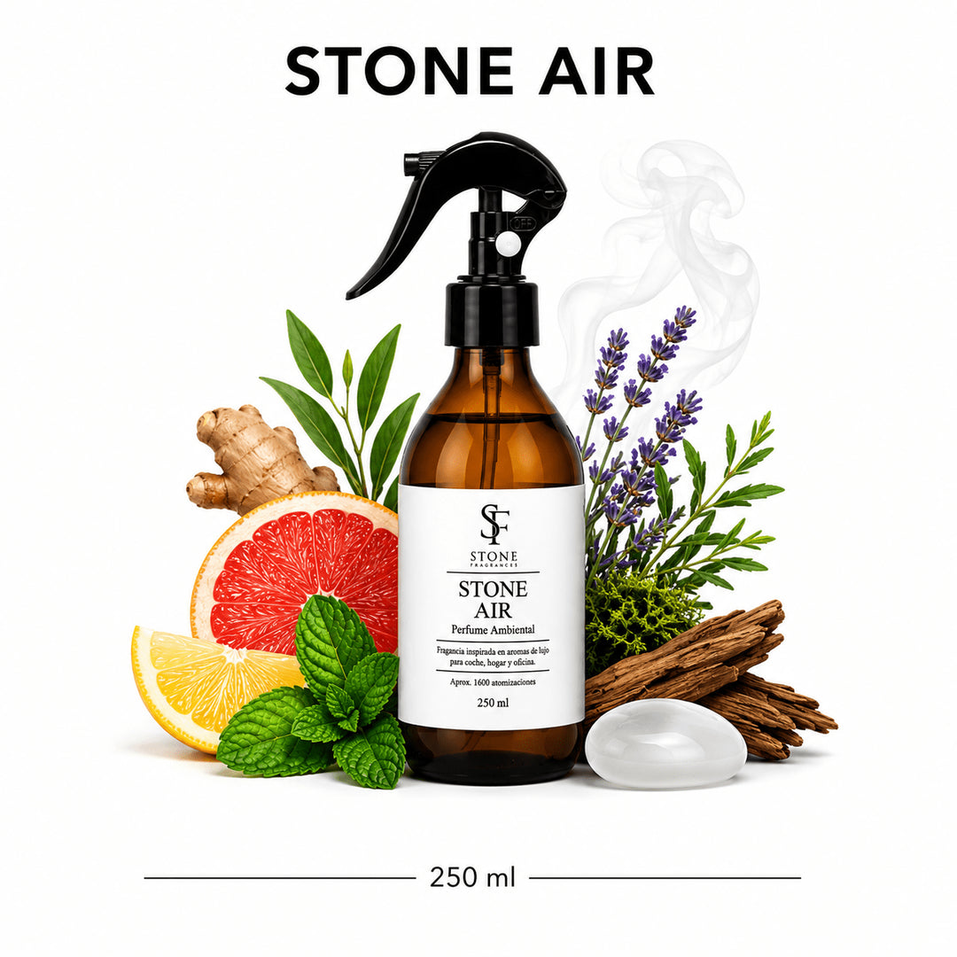 Stone Fragrances México Facebook ad: Llévate 3 perfumes ambientales por $1,299