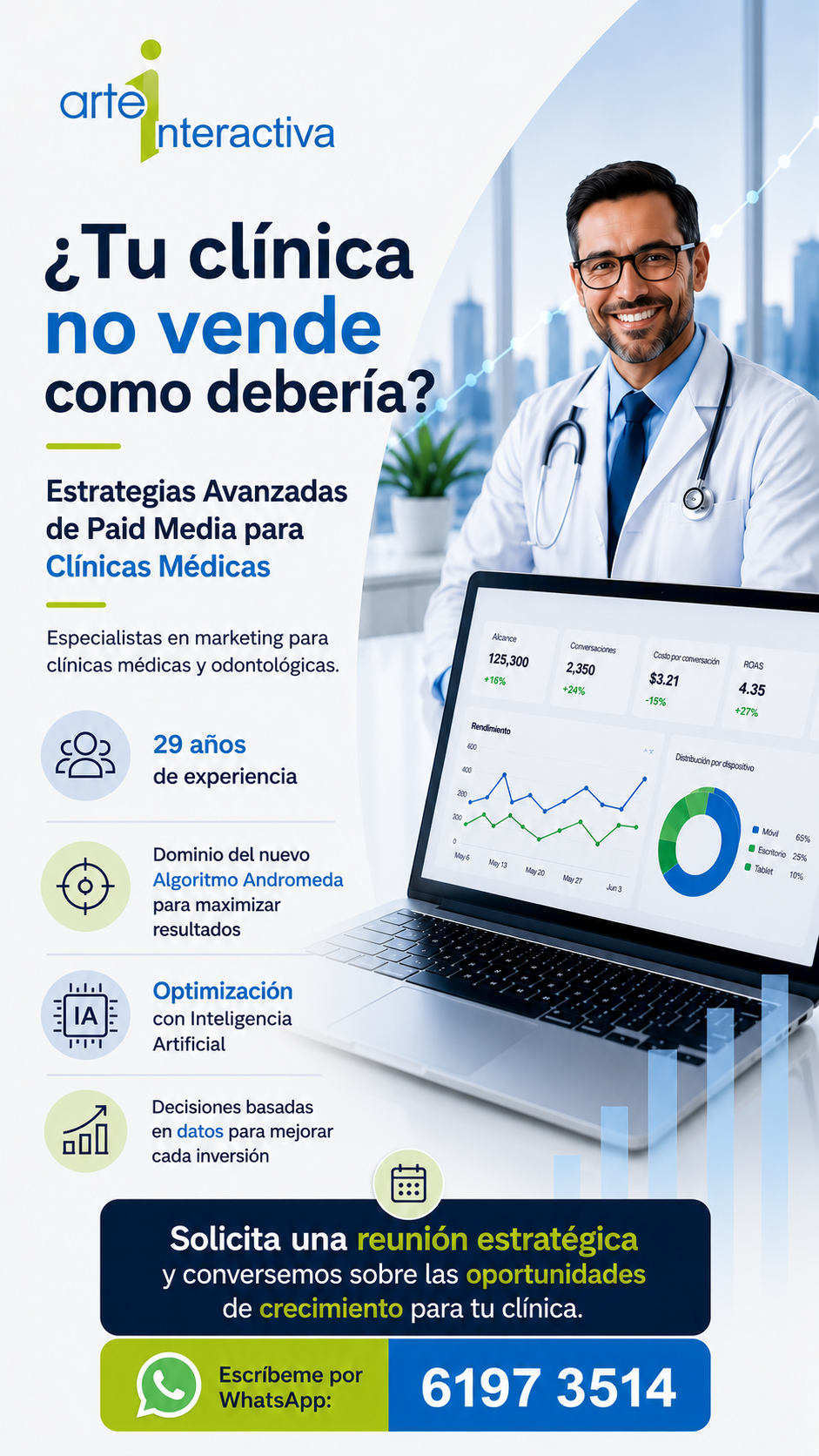 Arte Interactiva Facebook ad: Habla con nuestros especialistas