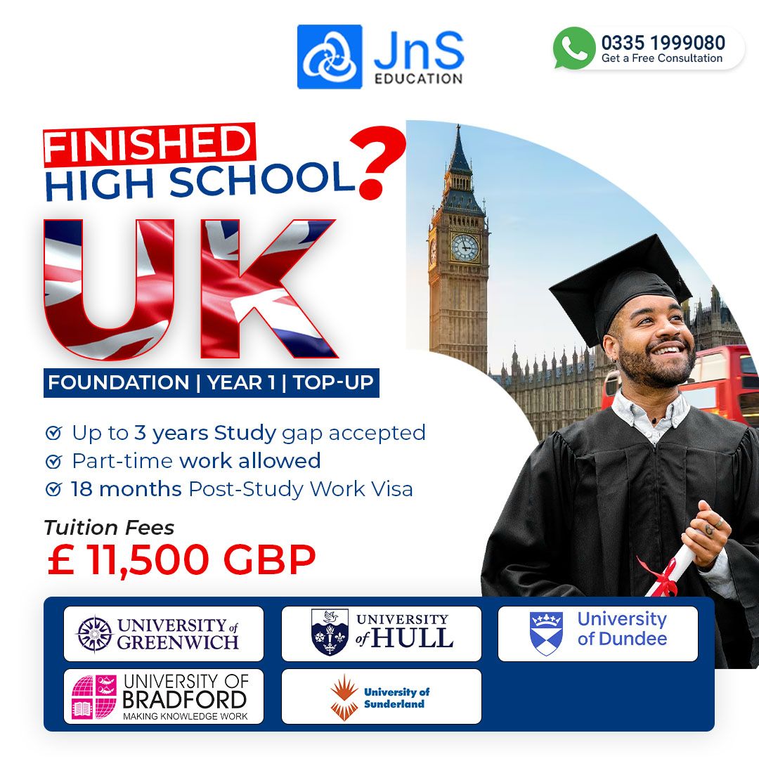 JnS Education - Study Abroad Facebook ad