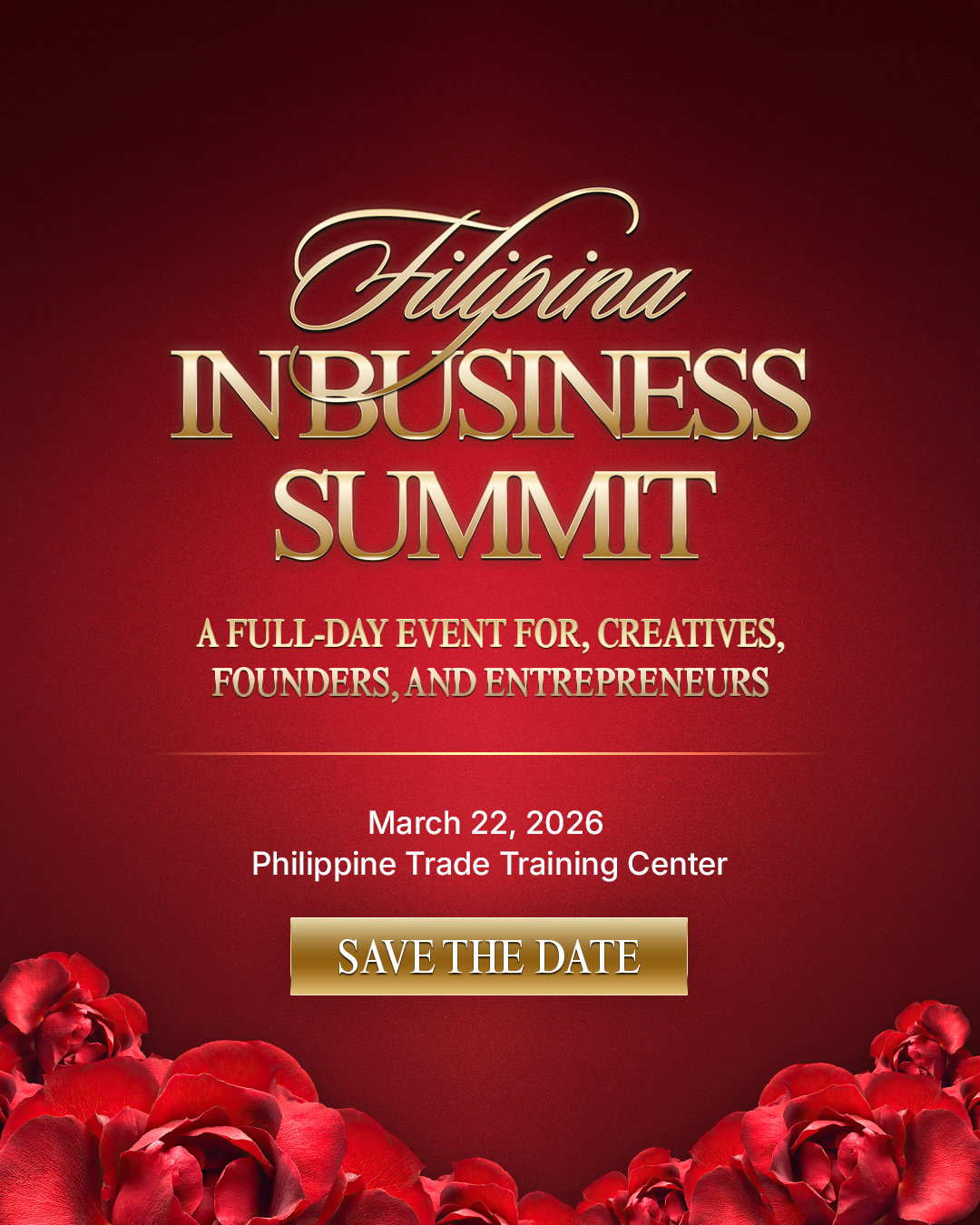 Filipina Women in Business Facebook ad: A Full Day for Filipina Founders & Creatives