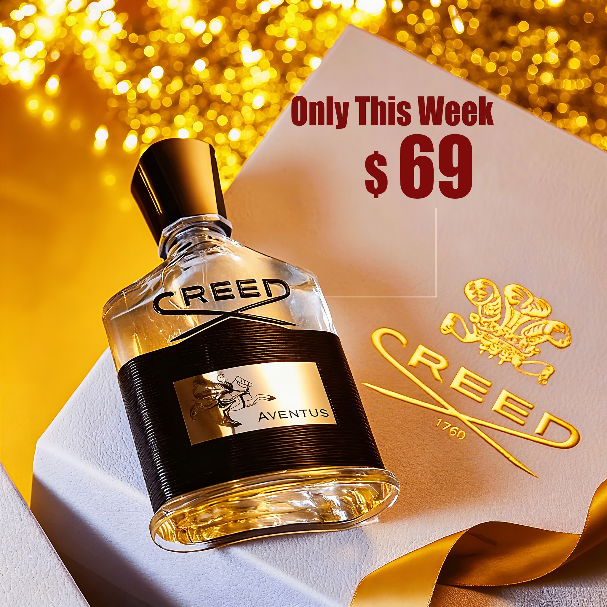 Bestselling men’s fragrance Facebook ad: Creed Aventus Men’s Fragrance Now 60% OFF +…