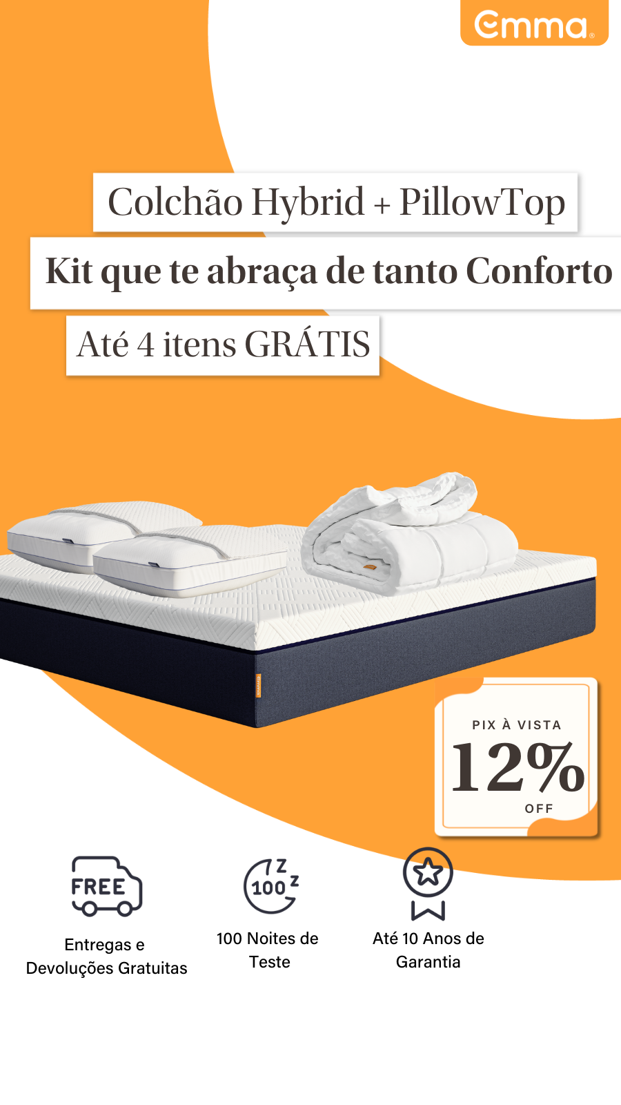 Emma Colchões Brasil Facebook ad