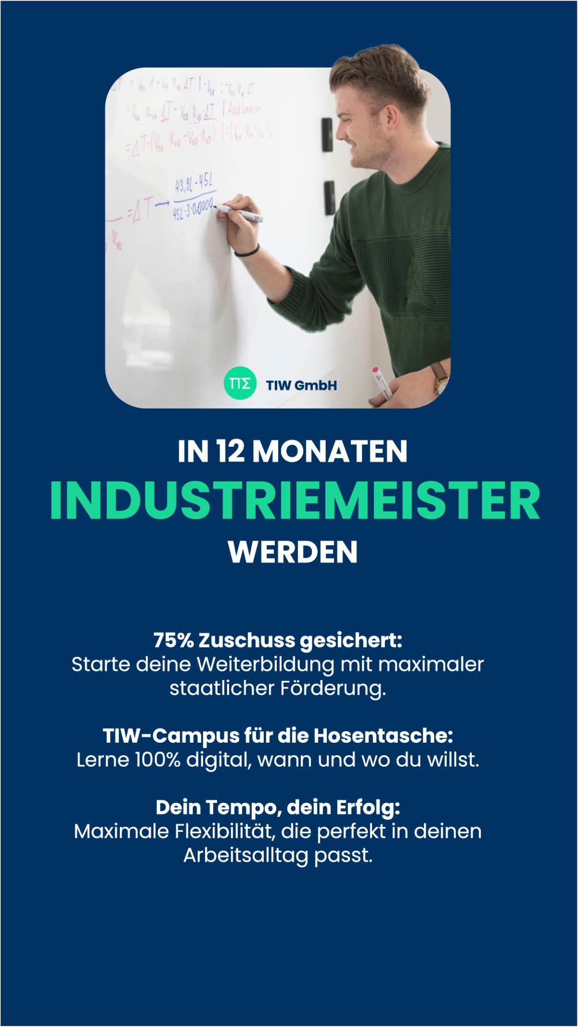 TIW für Industriemeister Facebook ad from Mar 1, 2026