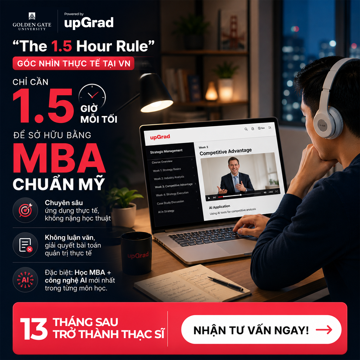 upGrad Vietnam Facebook ad