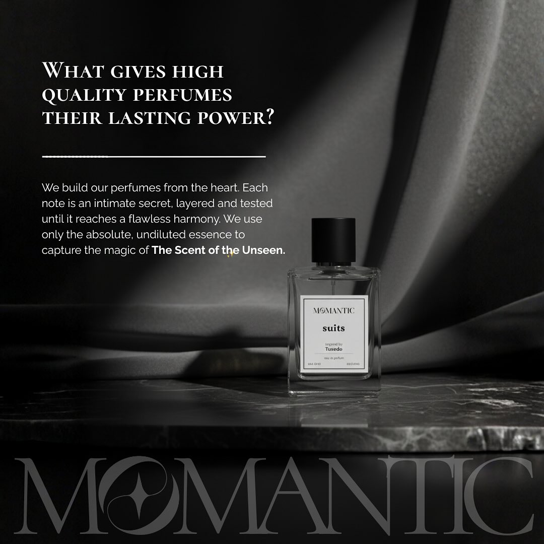 Momantic Facebook ad: Momantic, The Scent of the Unseen