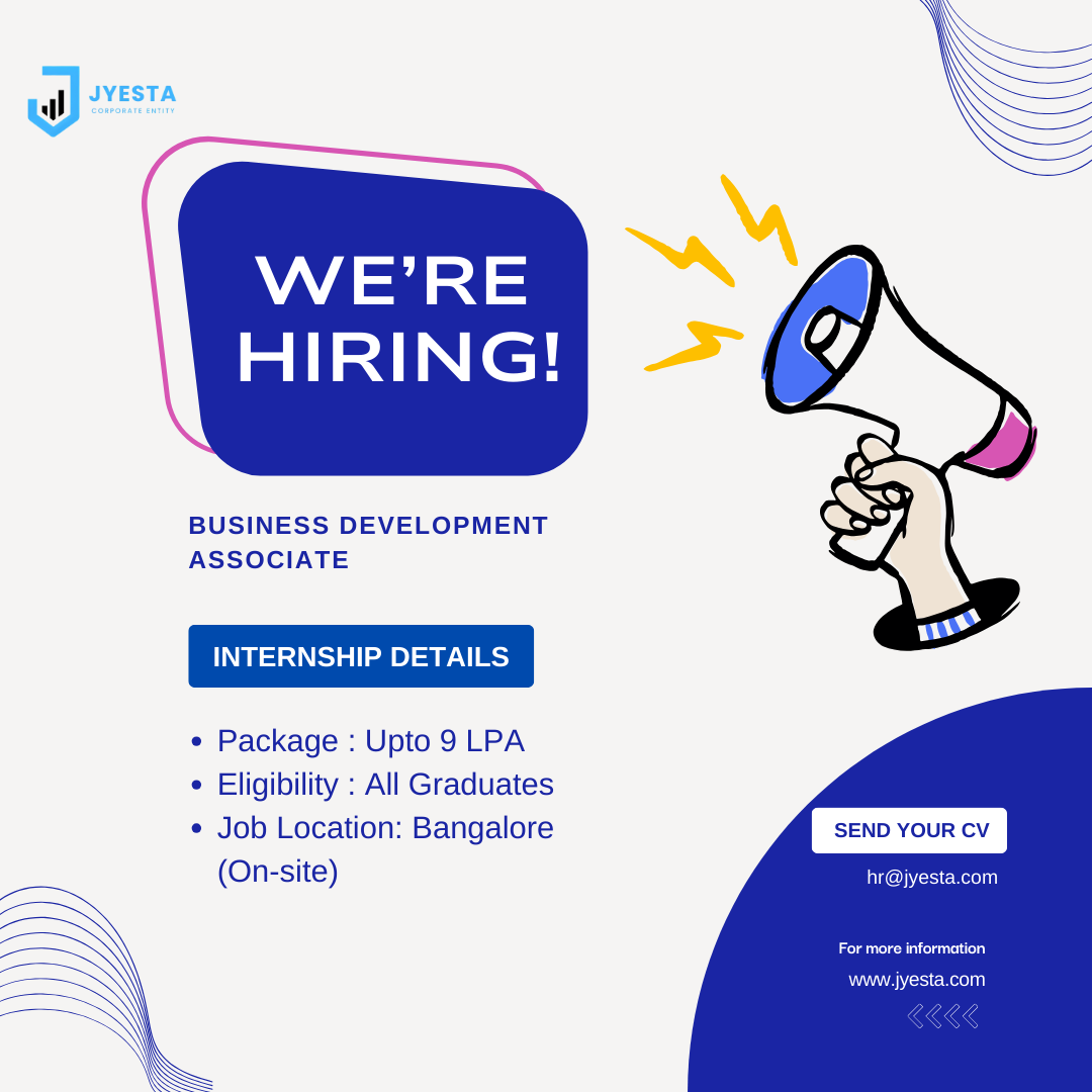 Jyesta Corporate Entity Facebook ad: We’re Hiring Business Development Associates, Apply Now!