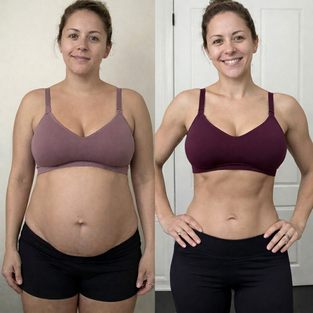 Amanda Mom Fitness-Diastasis Recti Facebook ad: Your Mom Pooch Isn't Fat, It's Diastasis Recti