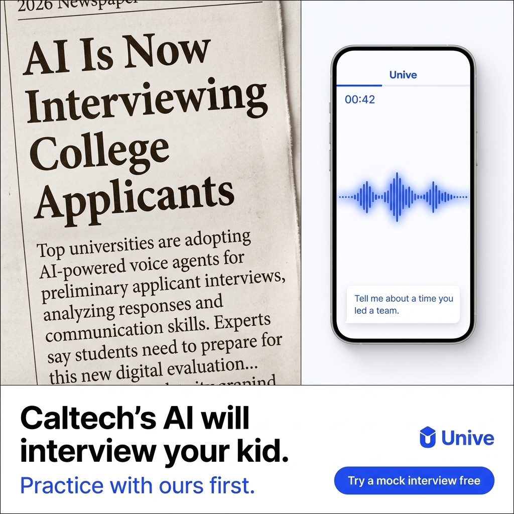 Unive AI Facebook ad