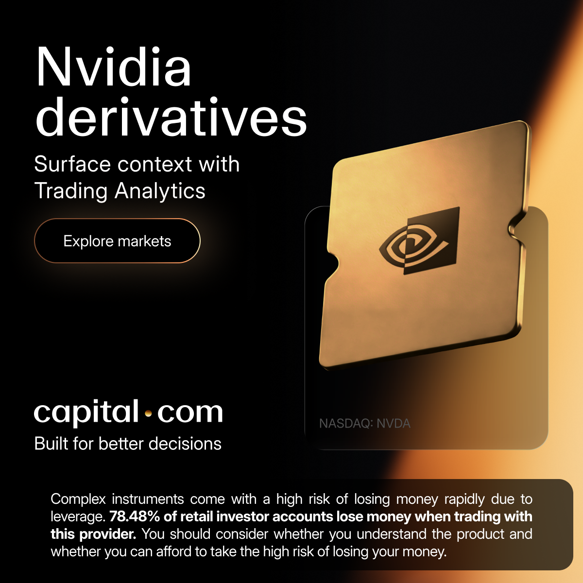 Capital.com International Facebook ad