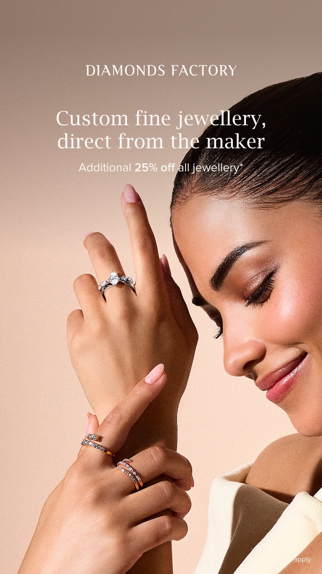 Diamonds Factory Facebook ad