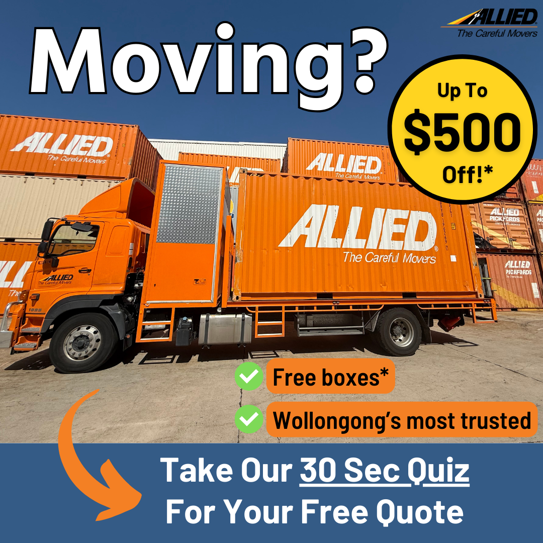 Allied Moving Services - Wollongong Facebook ad