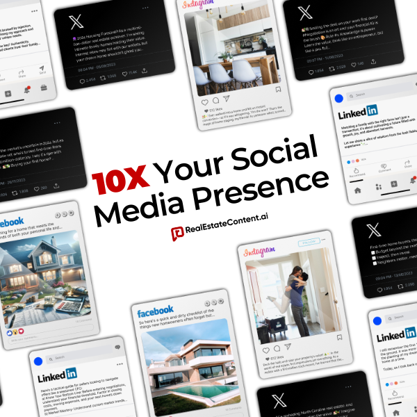 RealEstateContent.ai Facebook ad
