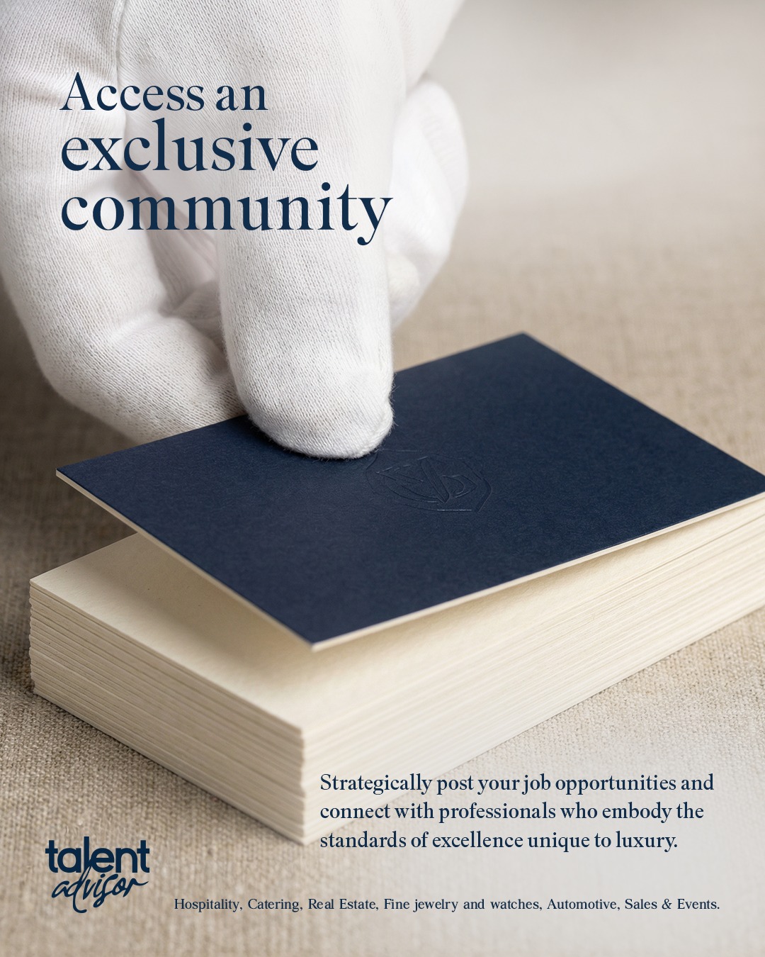 talent_advisor Facebook ad: Every candidate has a story, a set of…