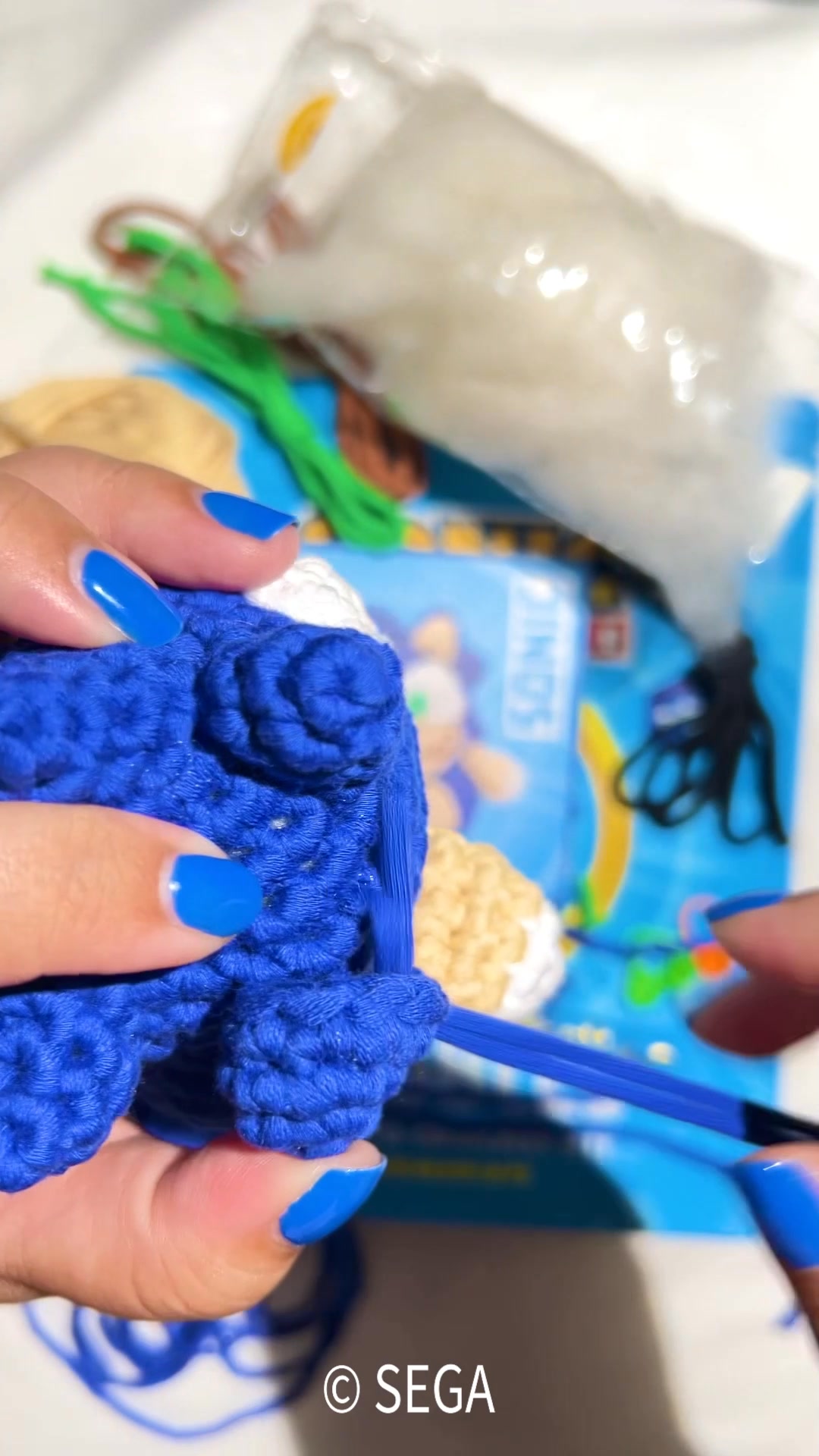 The Woobles Facebook ad: Crochet Sonic