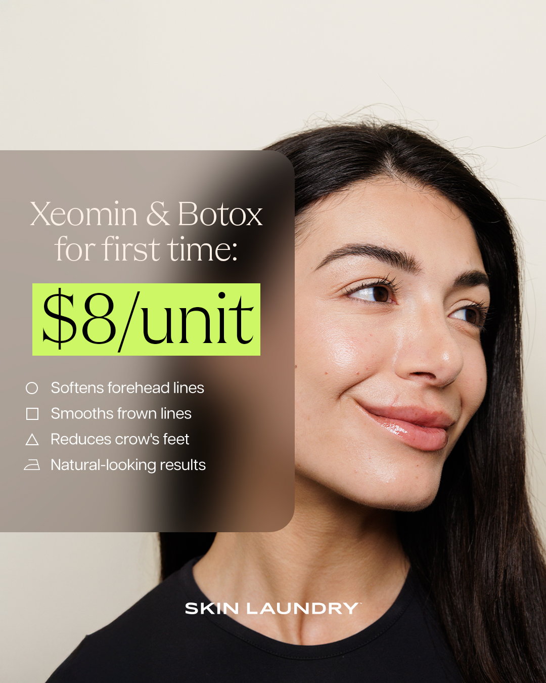 Skin Laundry Facebook ad