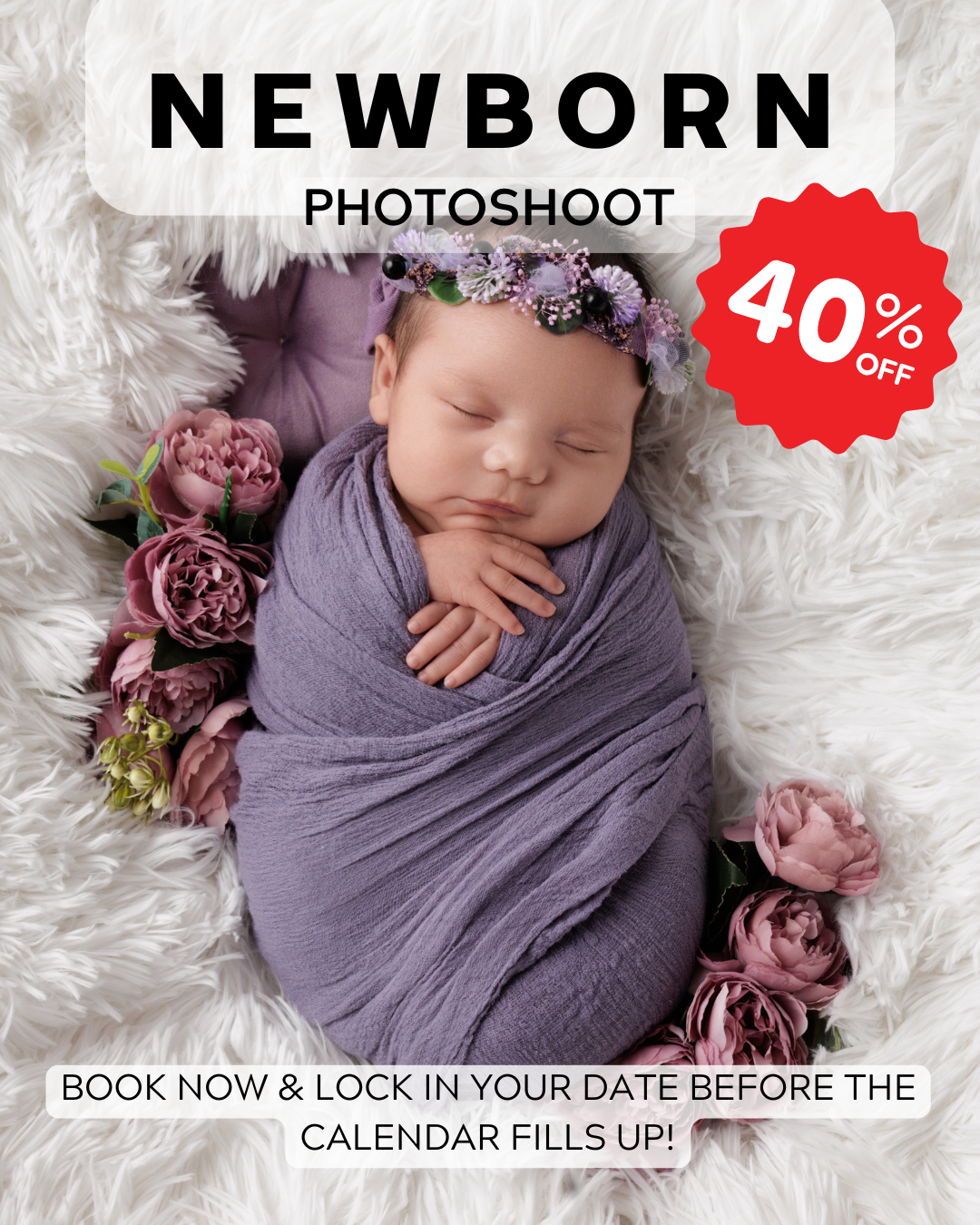 Bloom N’ Baby Studio Facebook ad