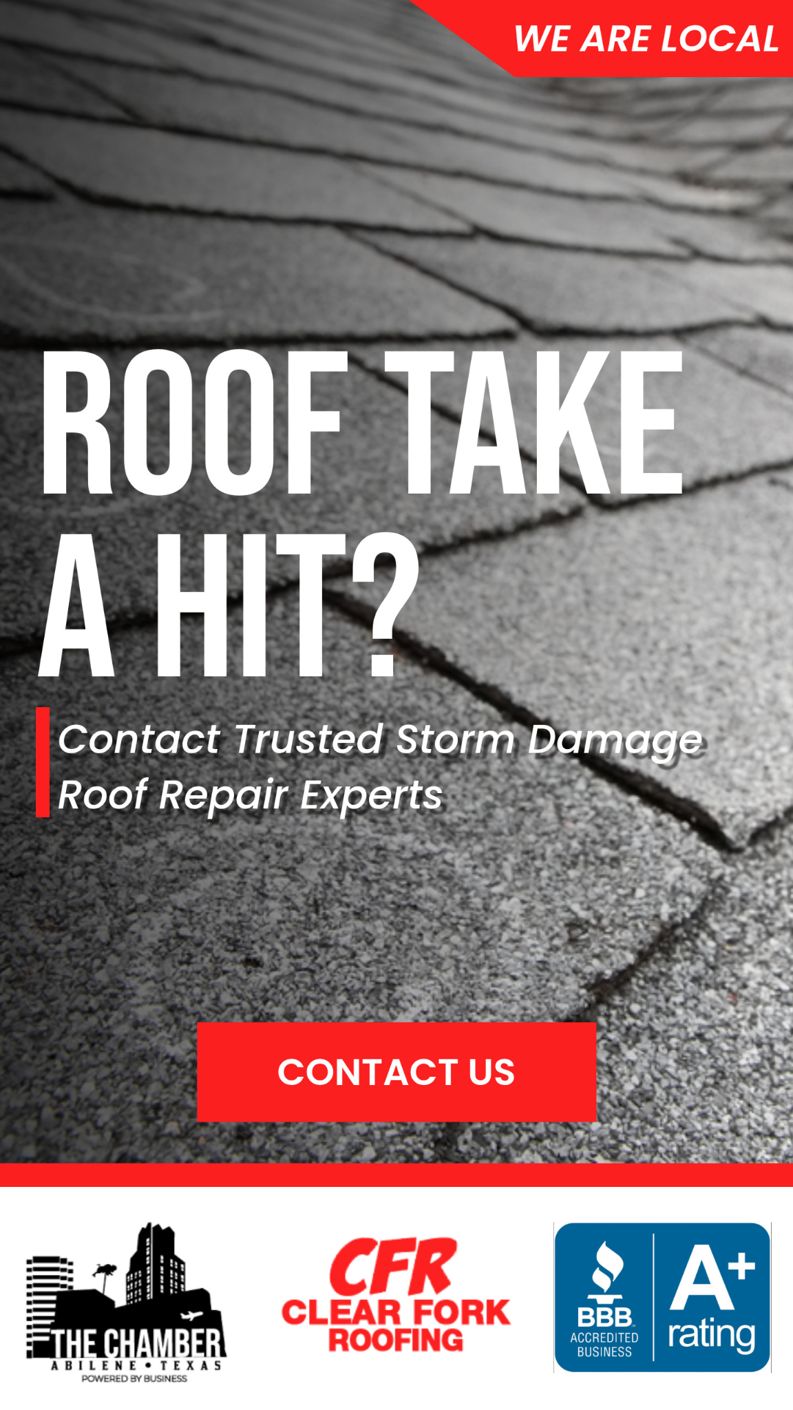 Clear Fork Roofing Facebook ad