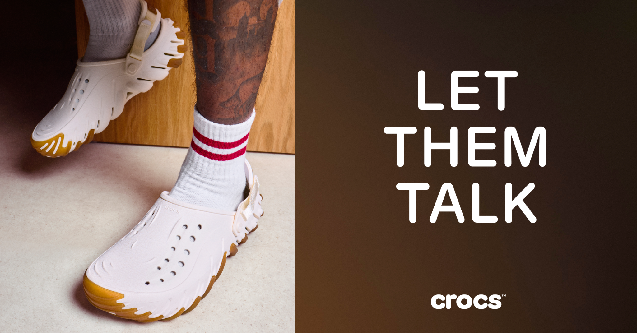 Crocs Facebook ad